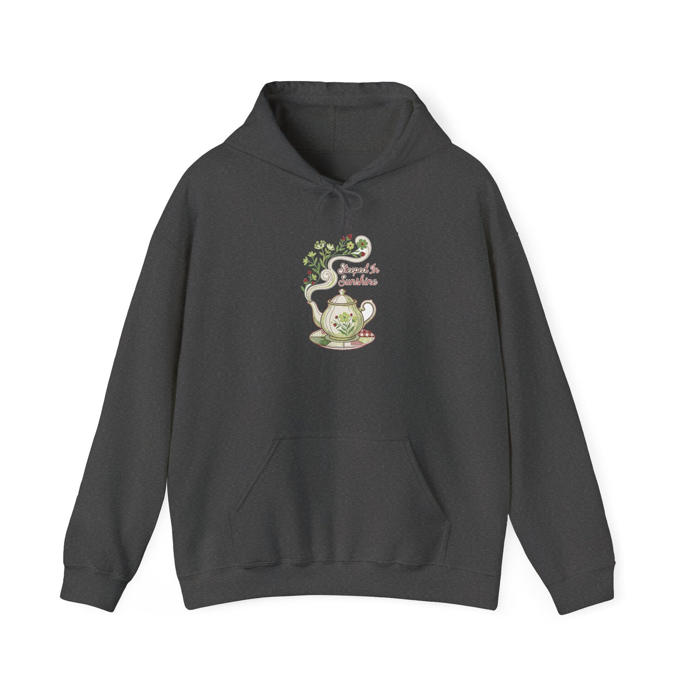Steeped In Sunshine Faux Stitch Teapot Hoodie