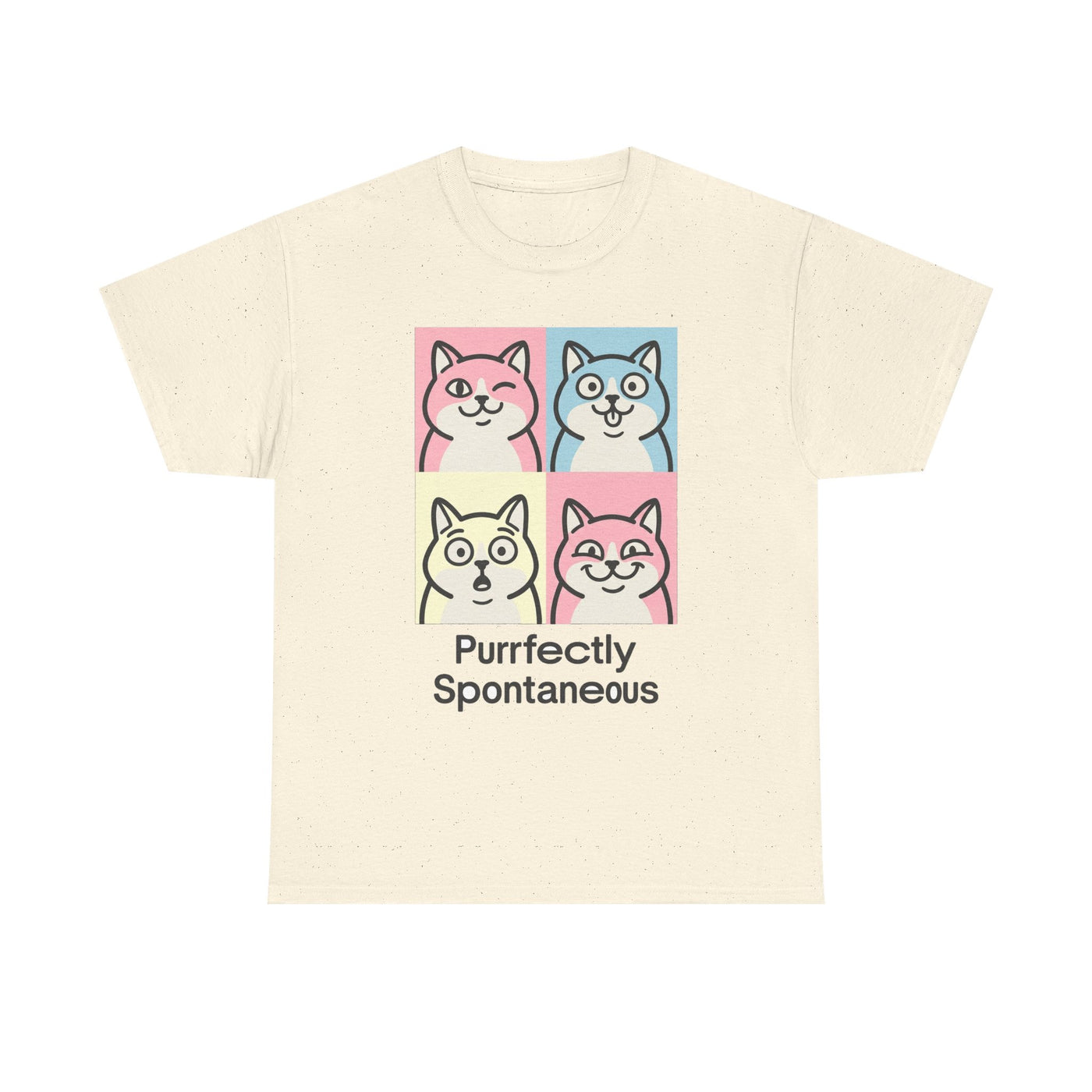 Pastel Pop Art Kitten Grid