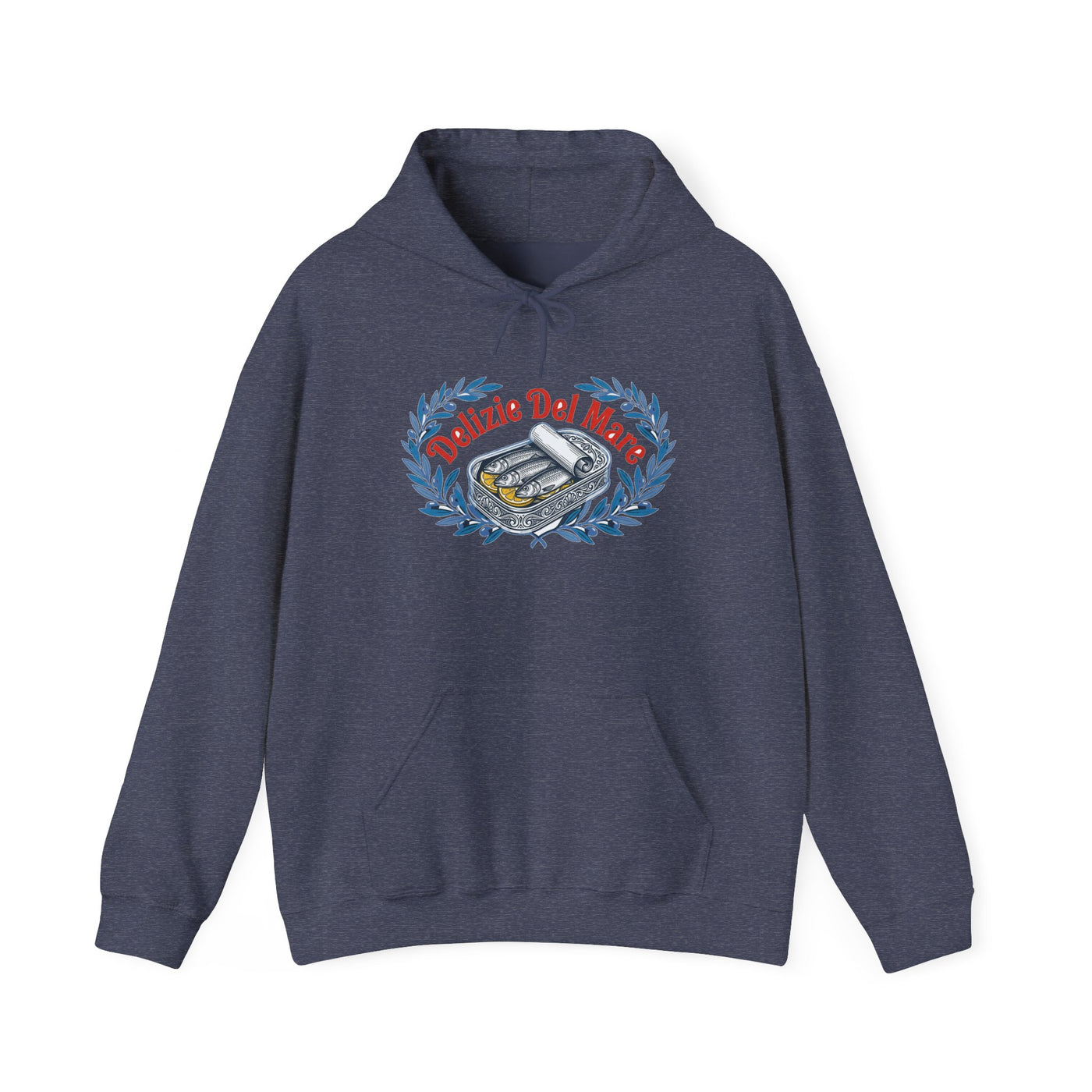 Retro Italian Sardine Tin Art Hoodie