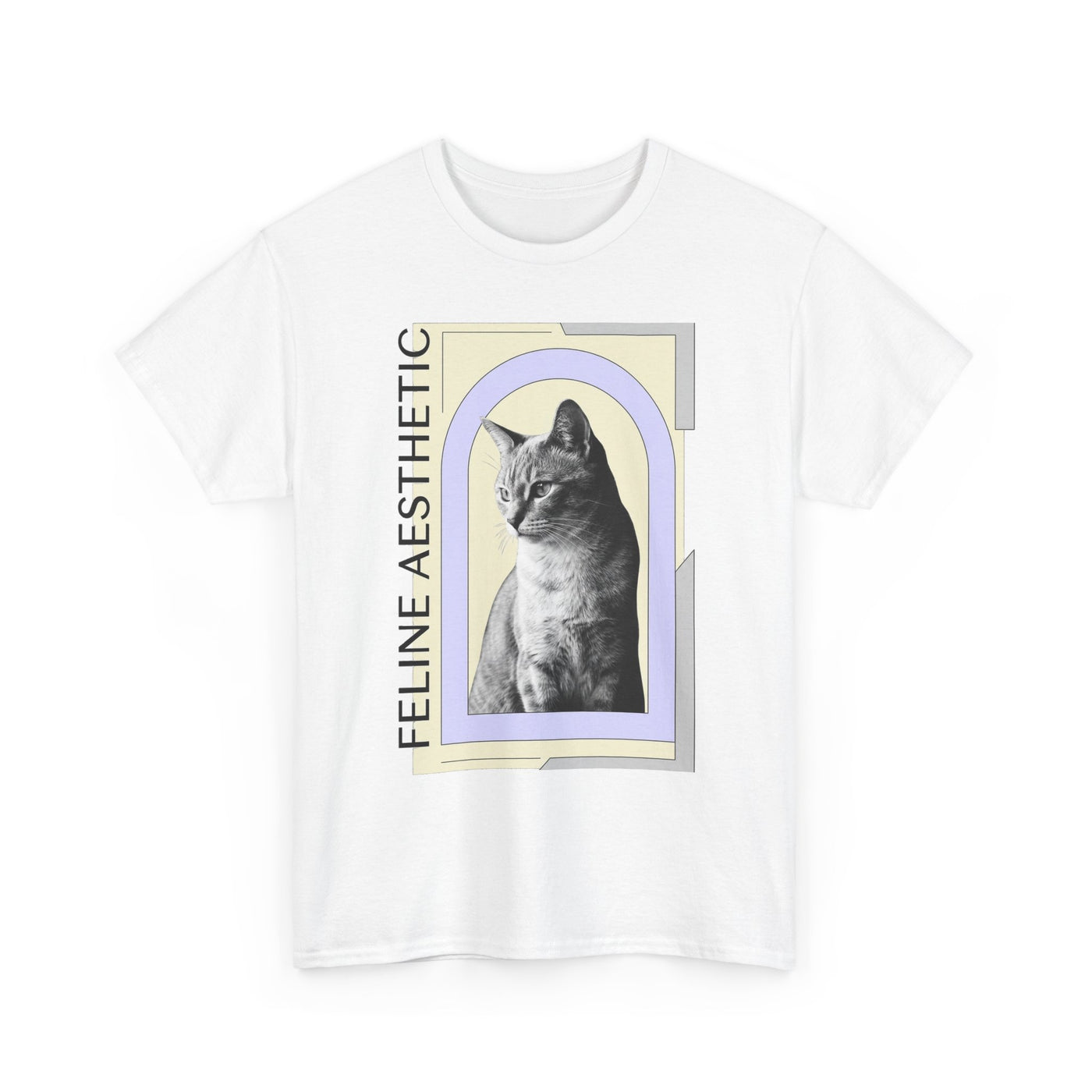 Editorial Feline Aesthetic Cat T-Shirt