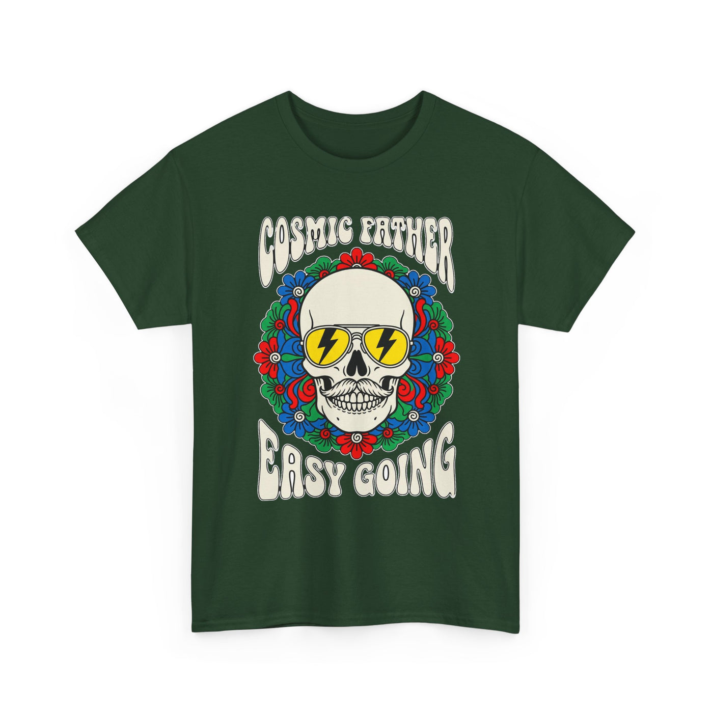 Cosmic Father Retro Skull Graphic