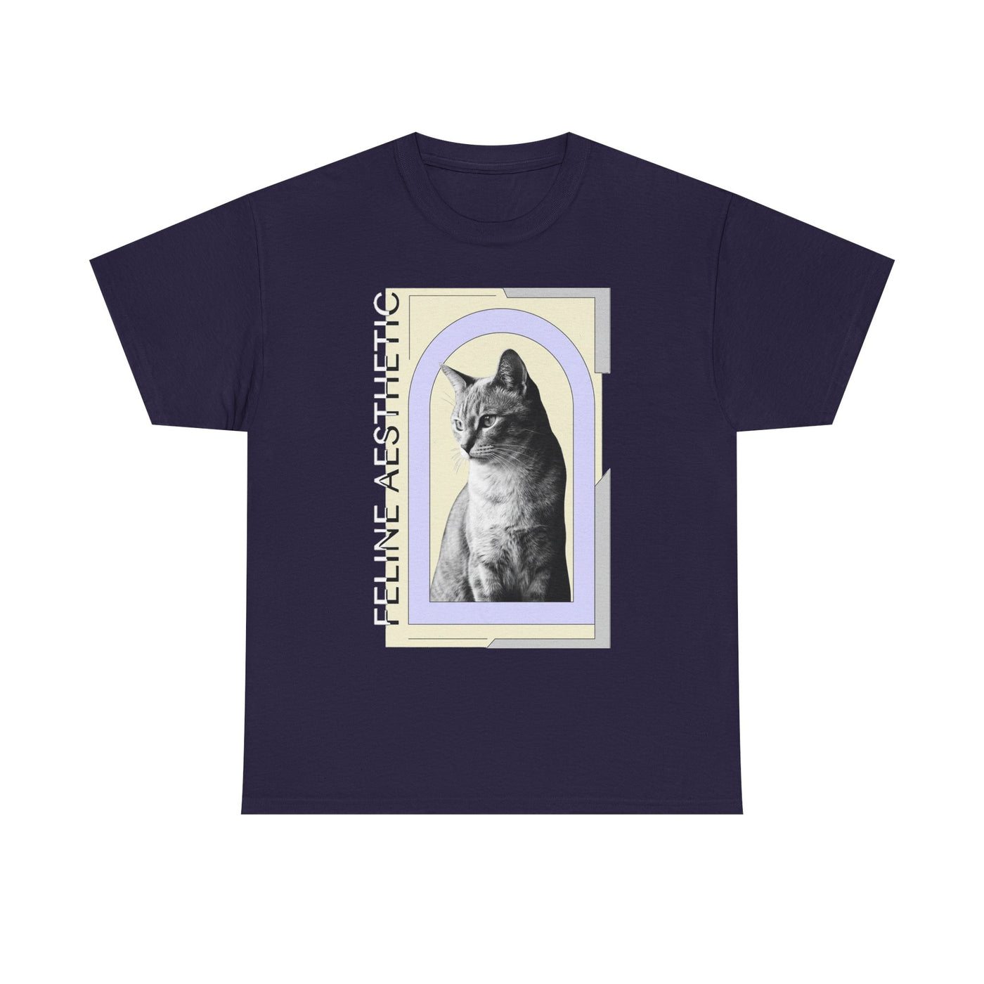 Editorial Feline Aesthetic Cat T-Shirt
