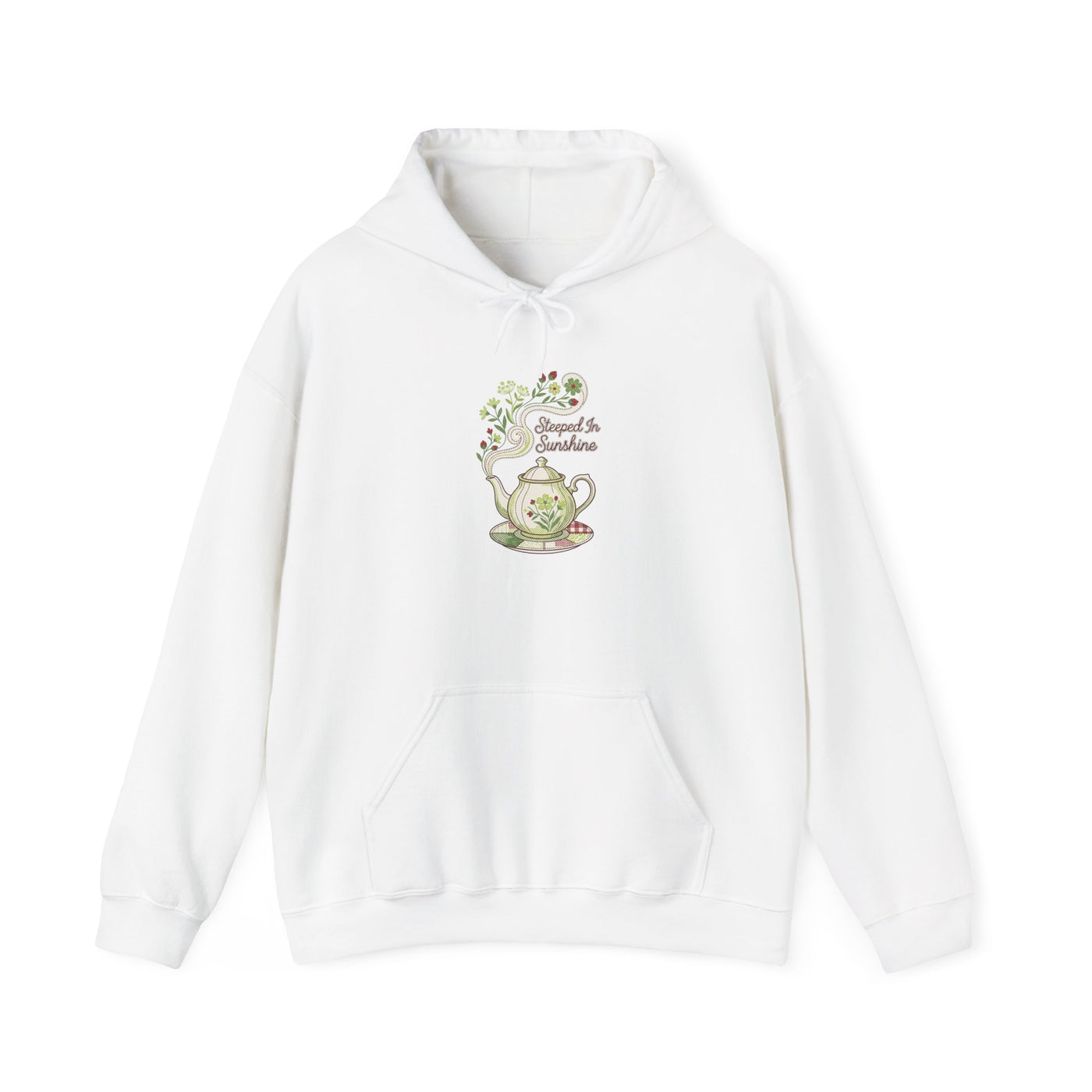 Steeped In Sunshine Faux Stitch Teapot Hoodie