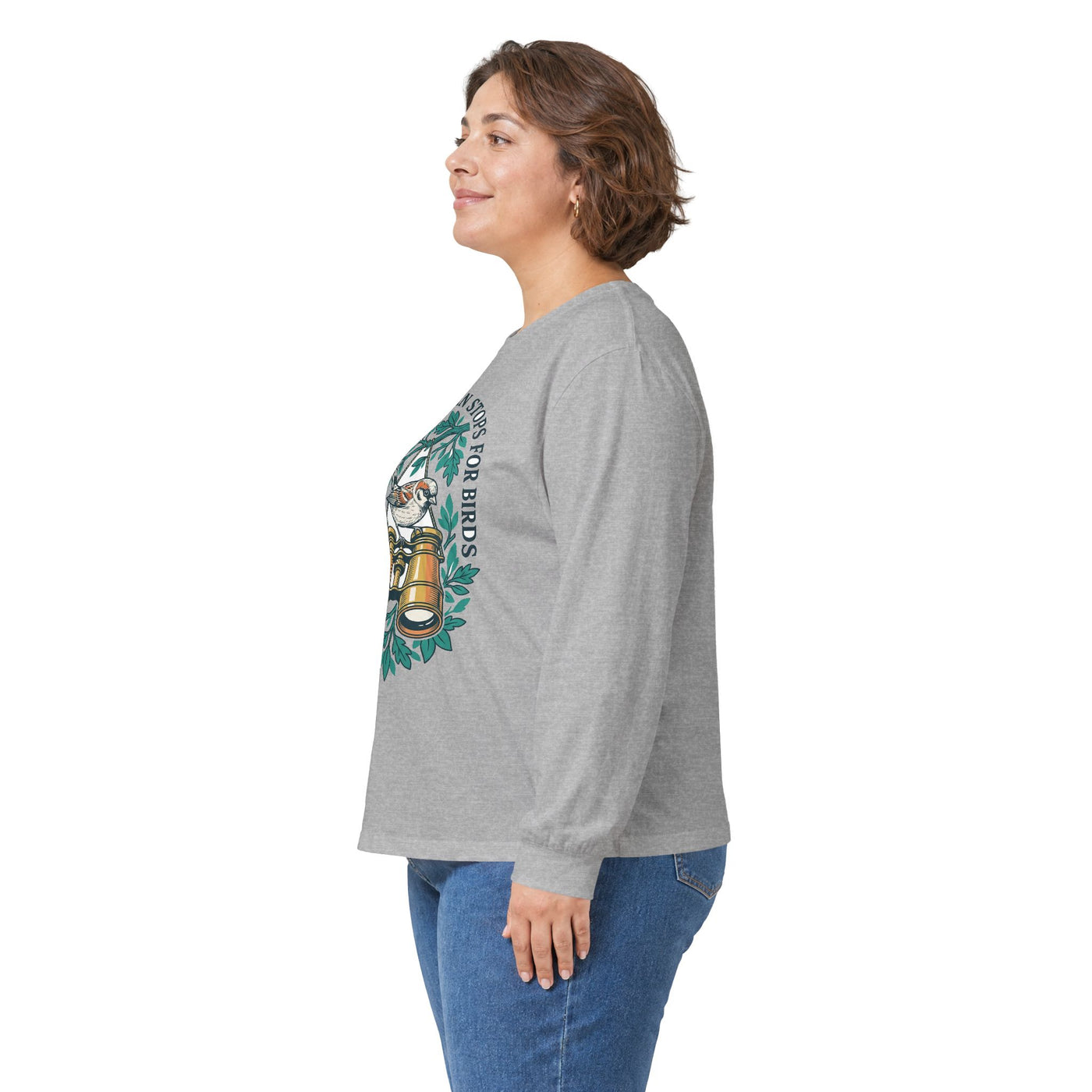 Warning Sudden Stops For Birds Long Sleeve