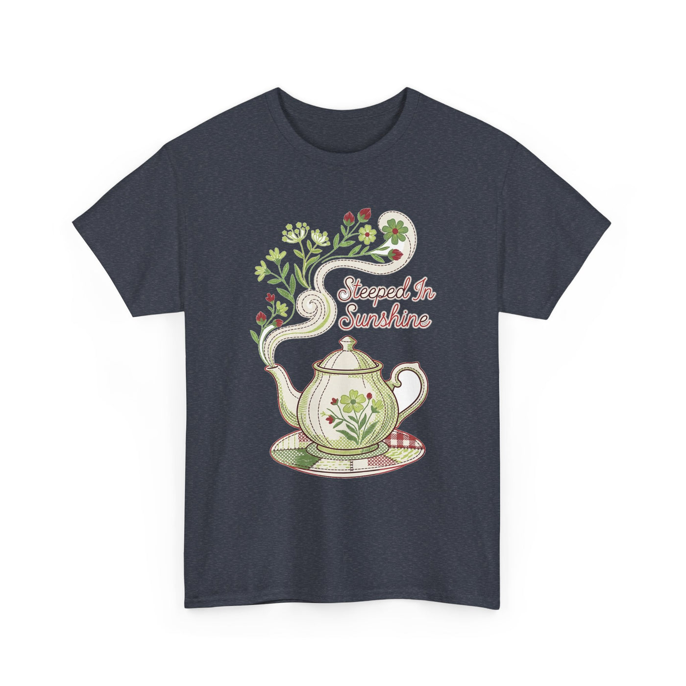 Steeped In Sunshine Faux Stitch Teapot