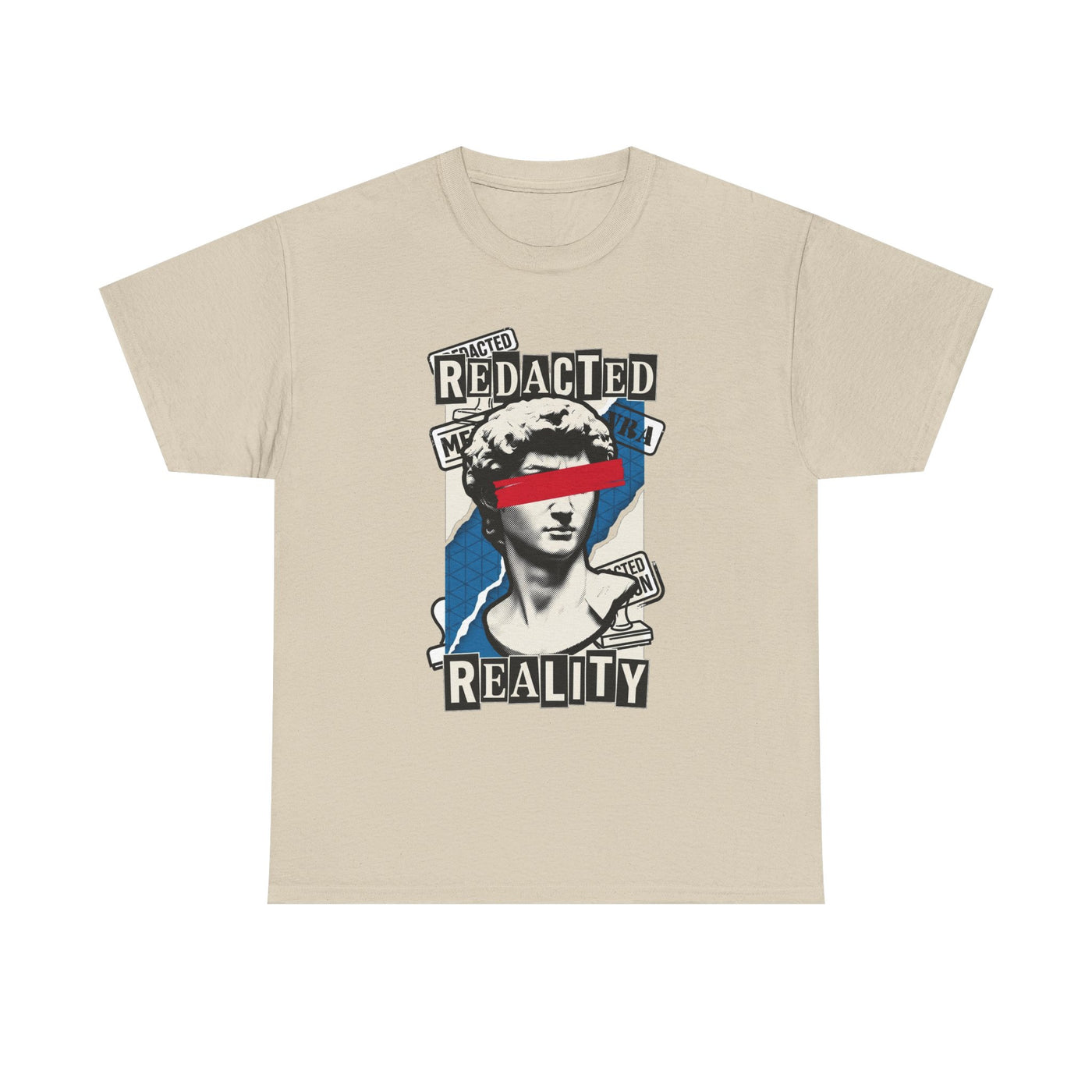 Redacted Reality Halftone Bust