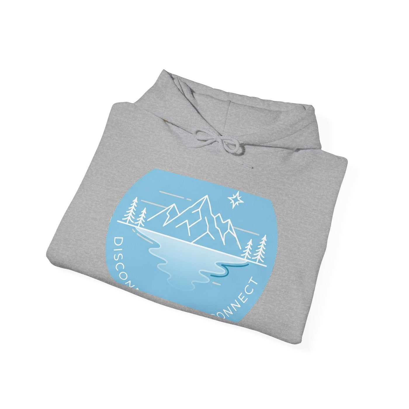 Unplugged Horizons: Glacier Escape Hoodie