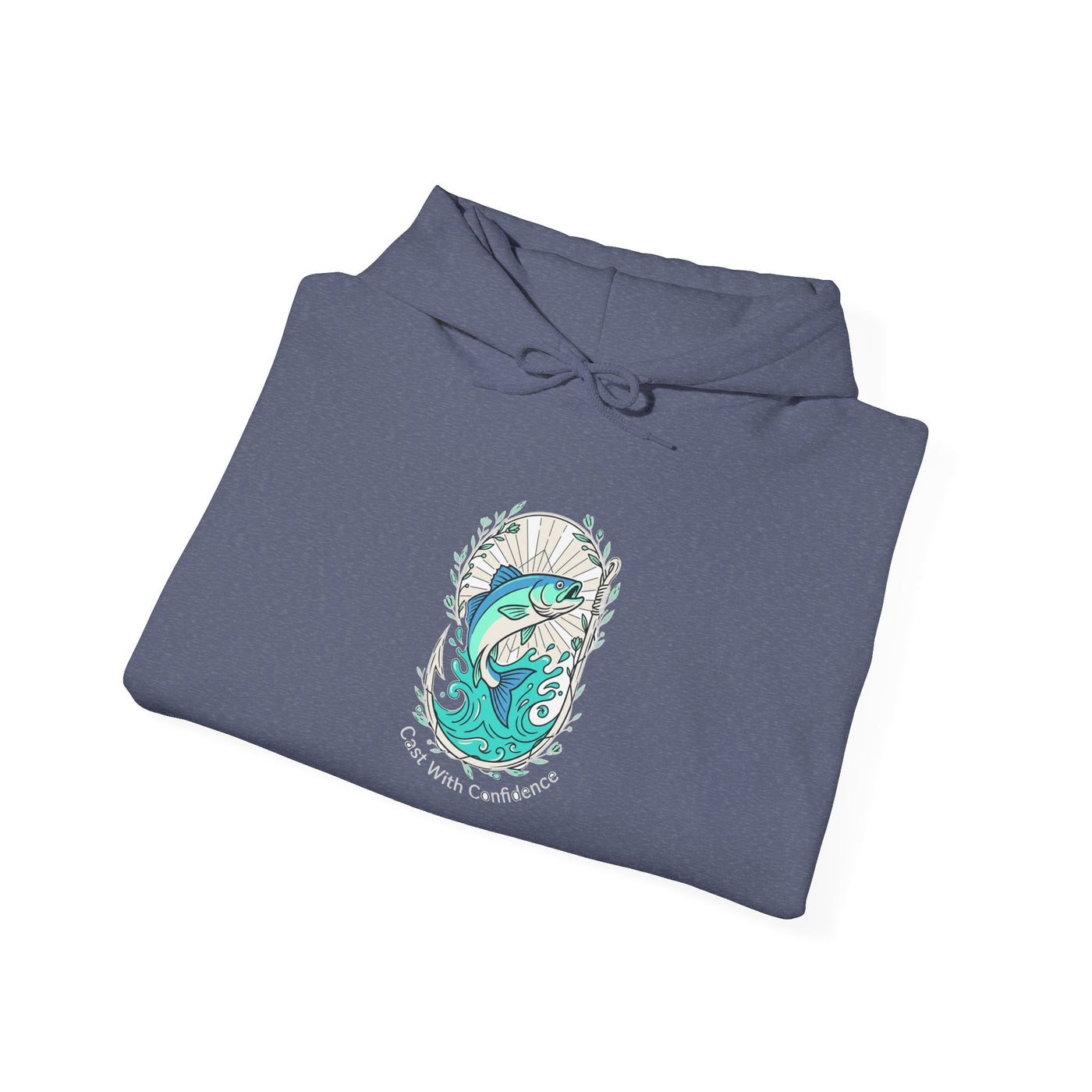 Reel Strength Floral Hook Fishing Hoodie
