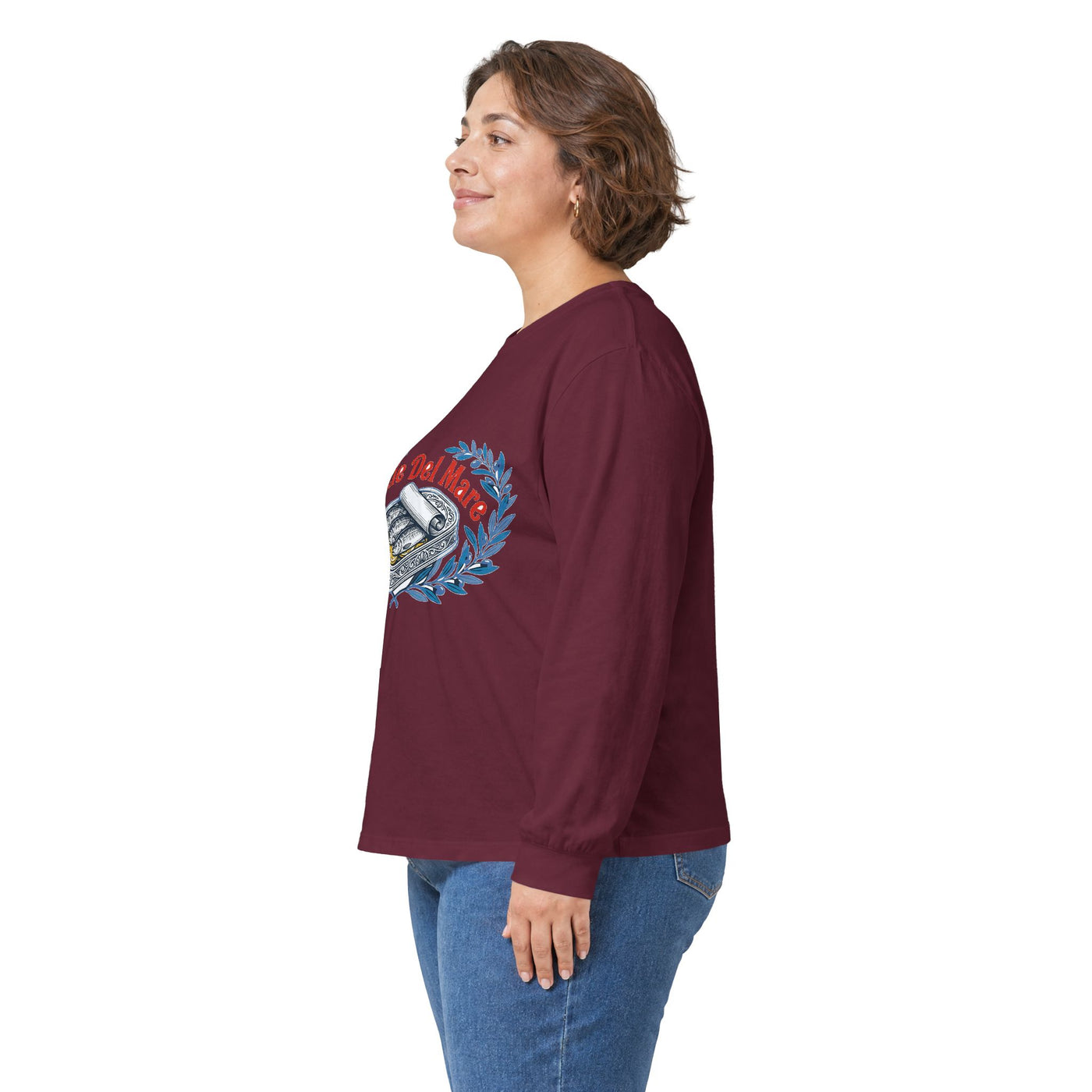 Retro Italian Sardine Tin Art Long Sleeve
