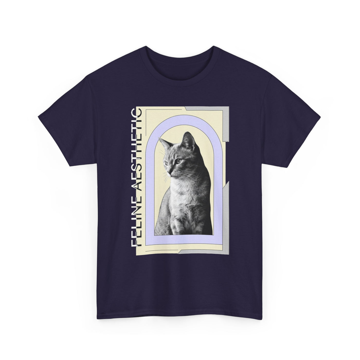 Editorial Feline Aesthetic Cat T-Shirt