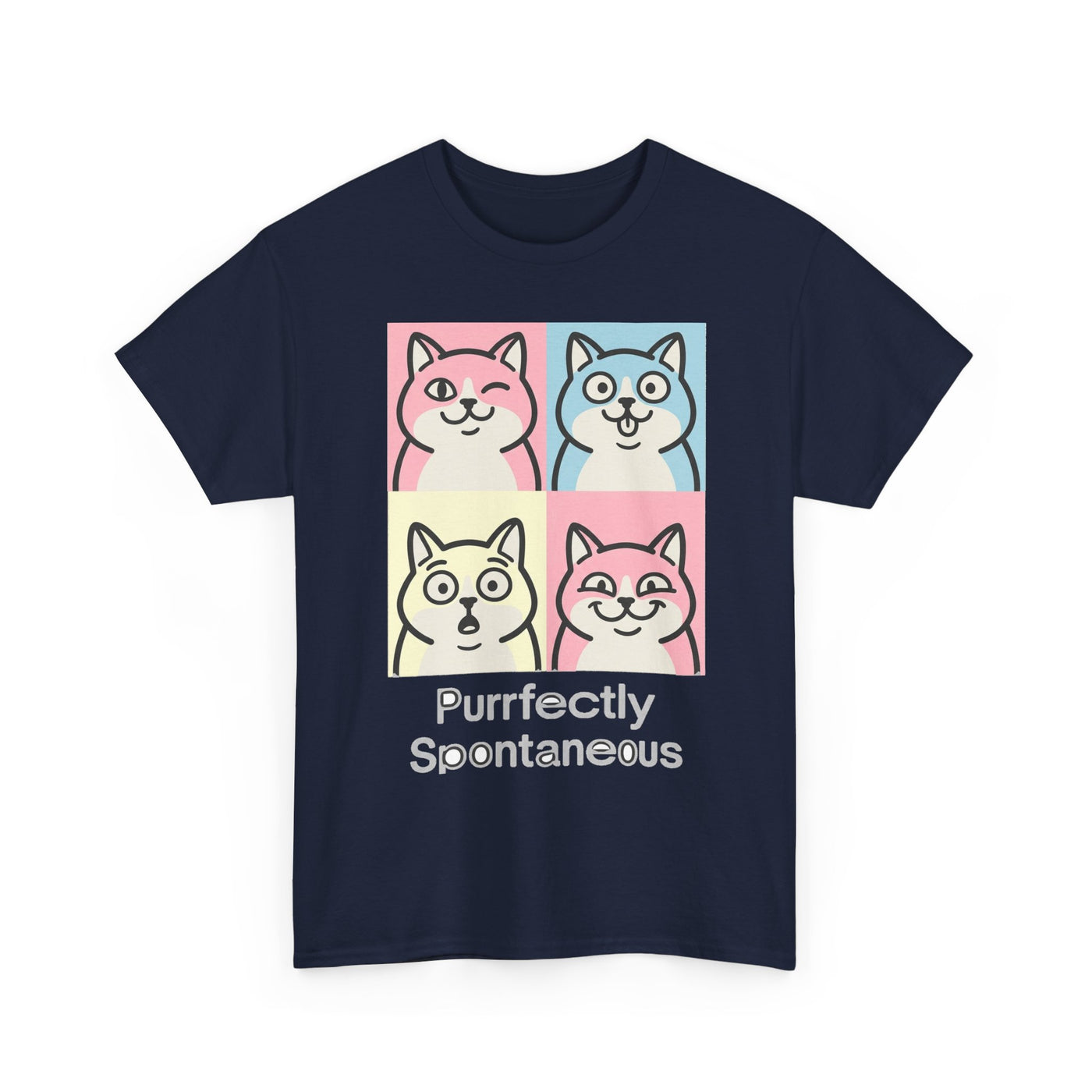 Pastel Pop Art Kitten Grid
