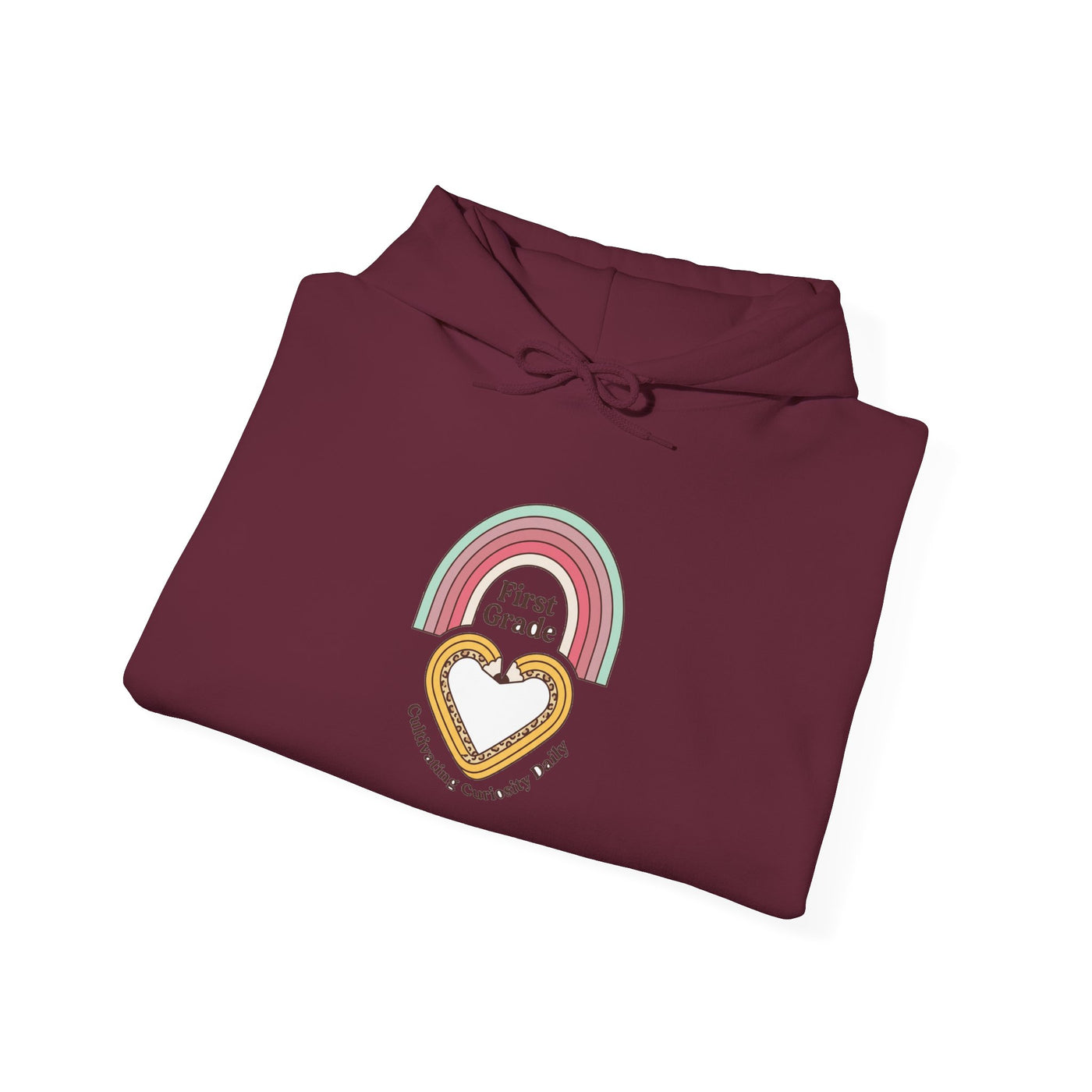 Shaping Minds Leopard Pencil Heart Hoodie
