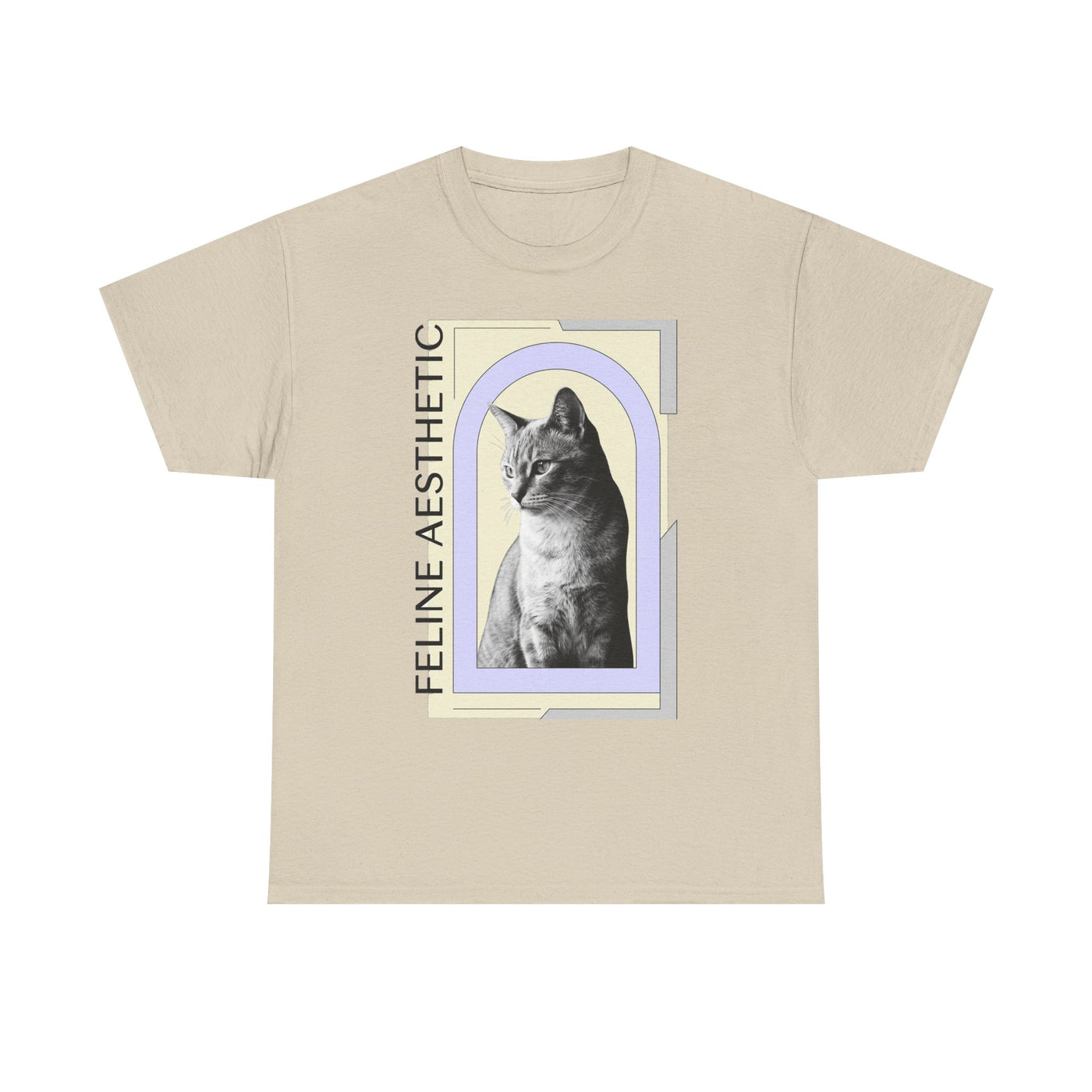 Editorial Feline Aesthetic Cat T-Shirt