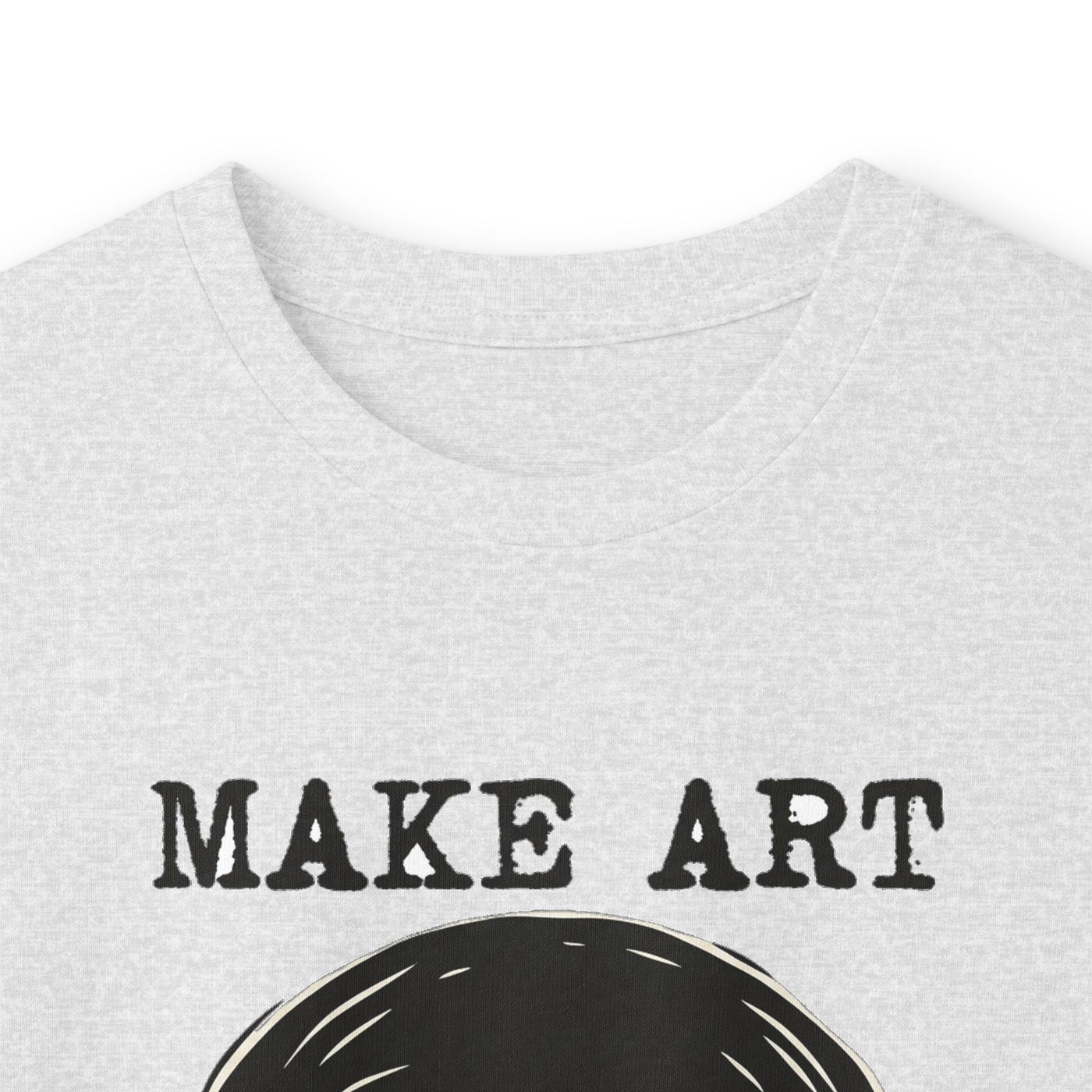 Make Art Make Noise Linocut Skull Long Sleeve