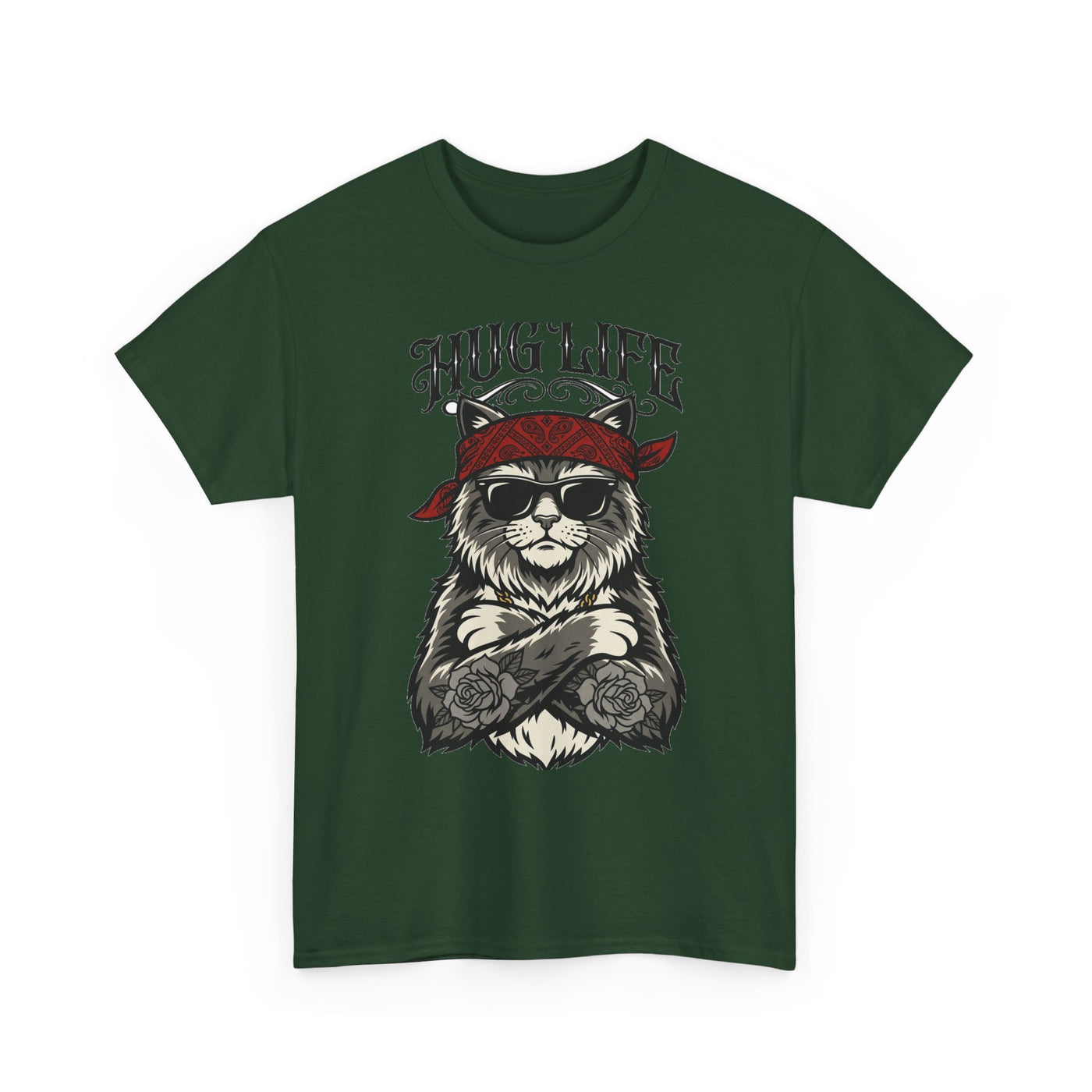 Hug Life Hardcore Cat T-Shirt
