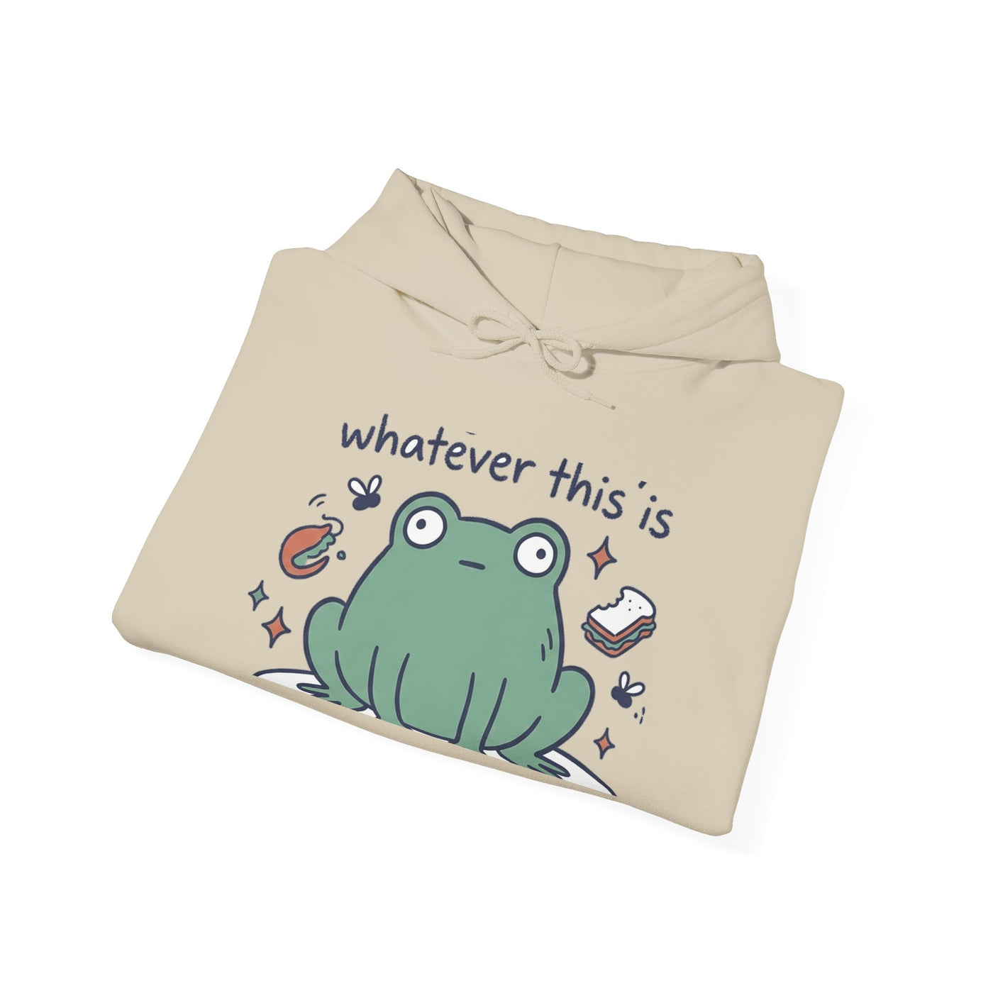 Doing Literally Whatever Blob Frog Hoodie