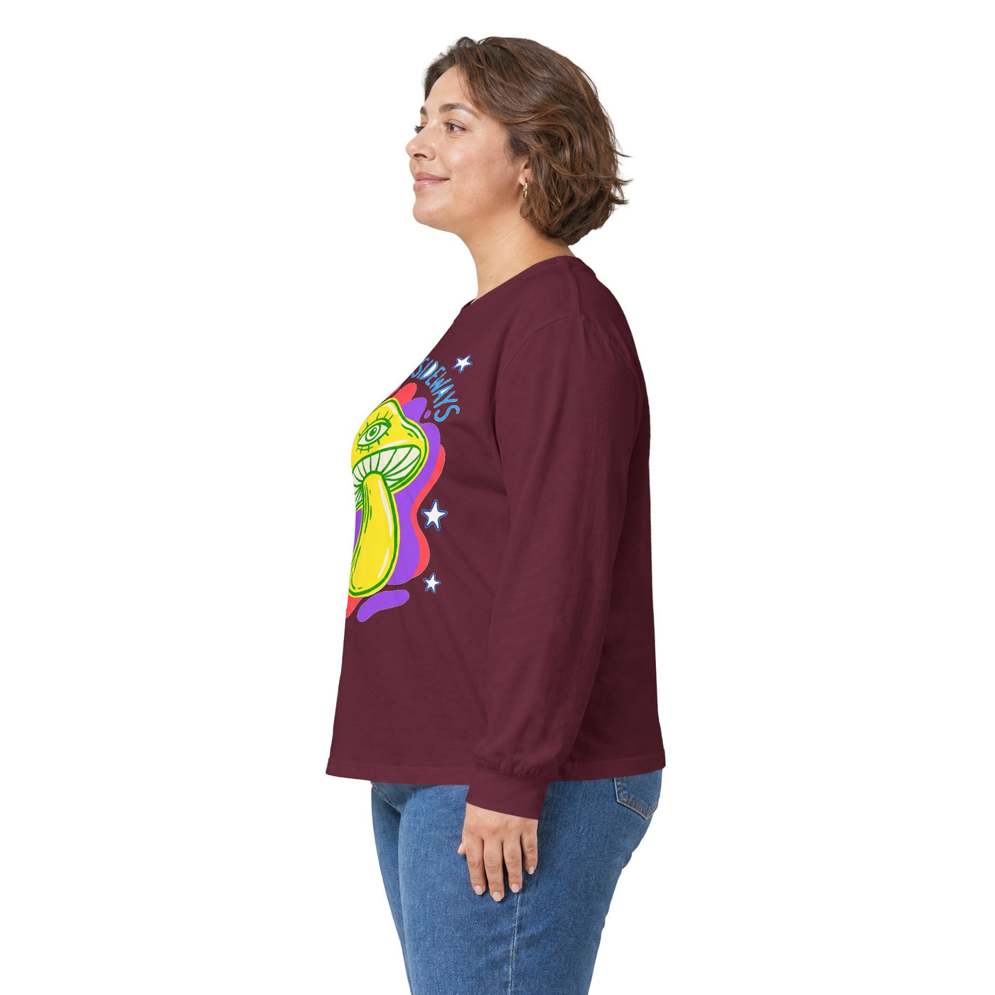 Happy Little Weirdo Mushroom Tee Long Sleeve