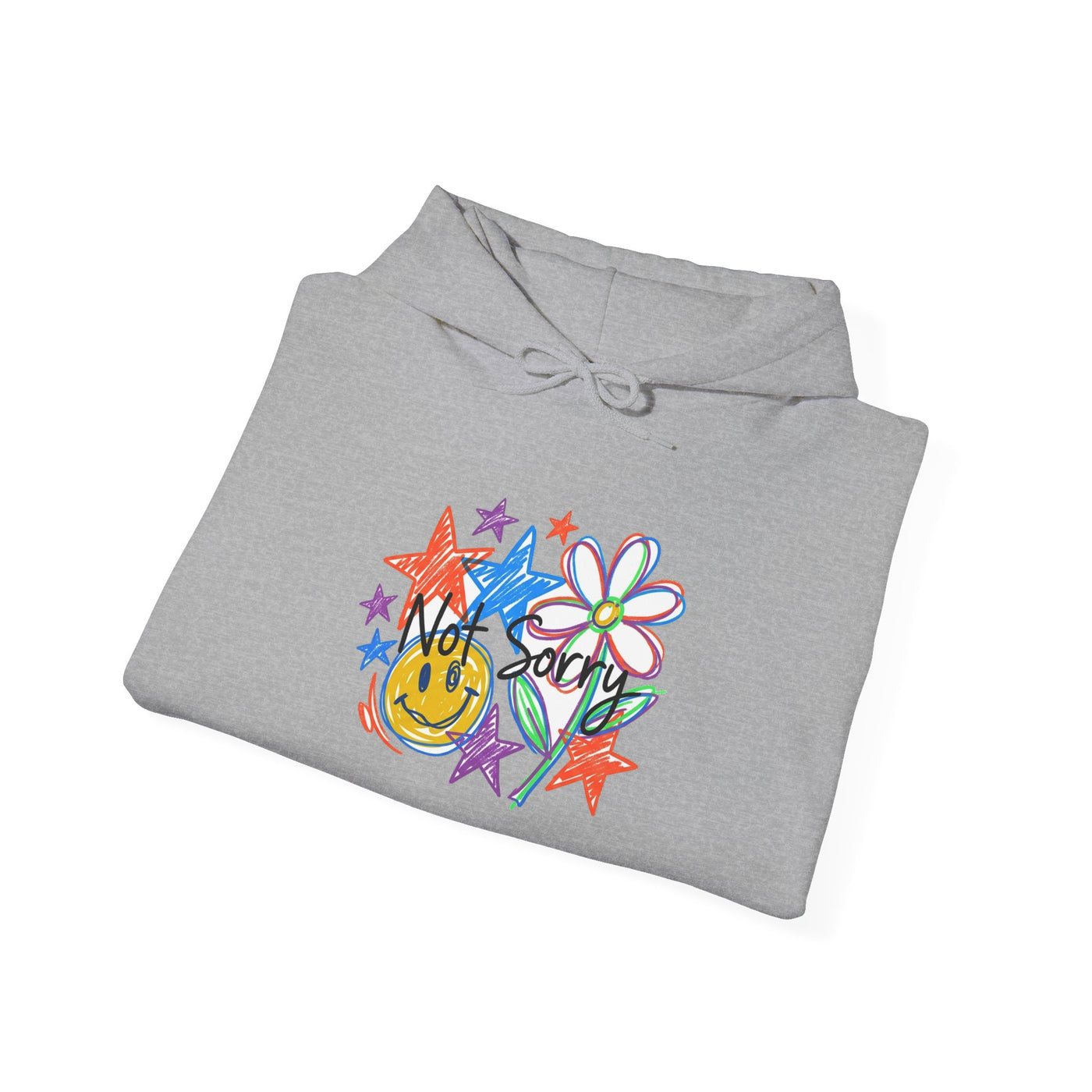 Scribble Your Own Rules Doodle Tee Hoodie