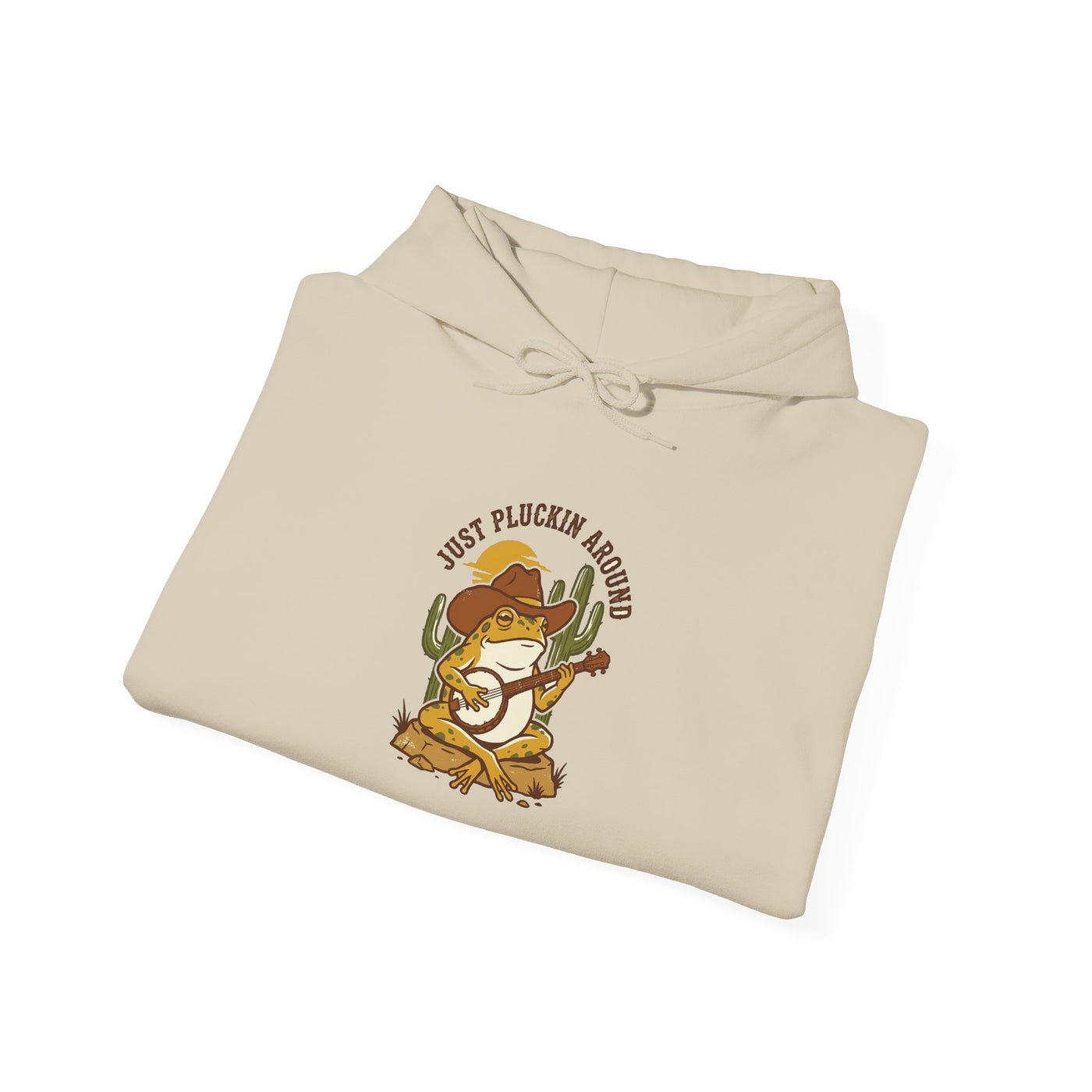 Desert Strummer Cowboy Toad Hoodie