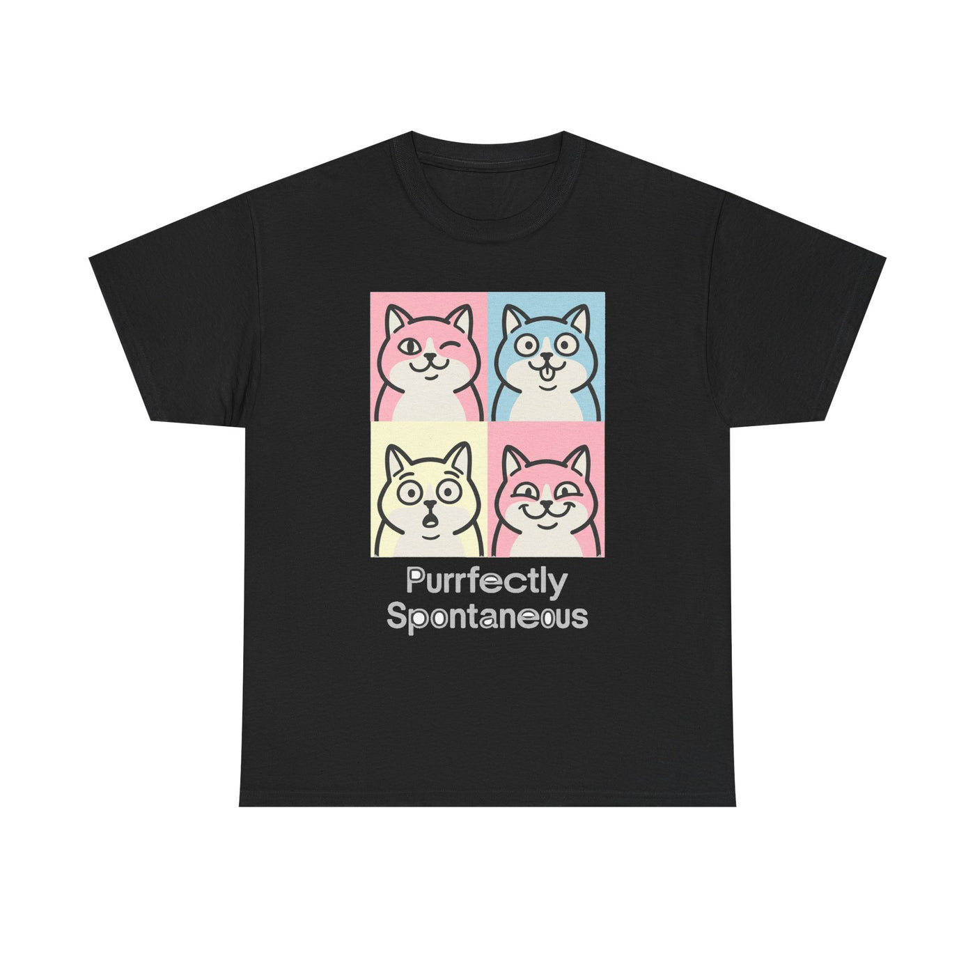 Pastel Pop Art Kitten Grid