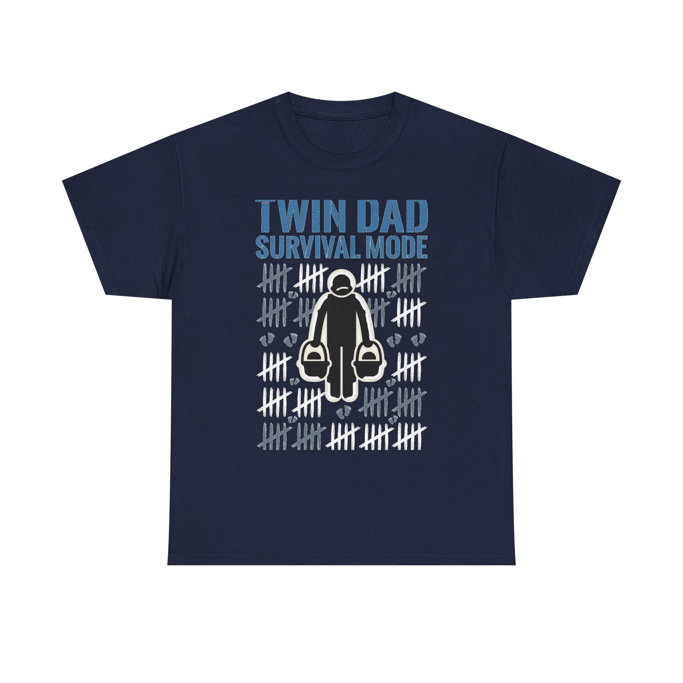 Twin Dad Survival Mode T-Shirt