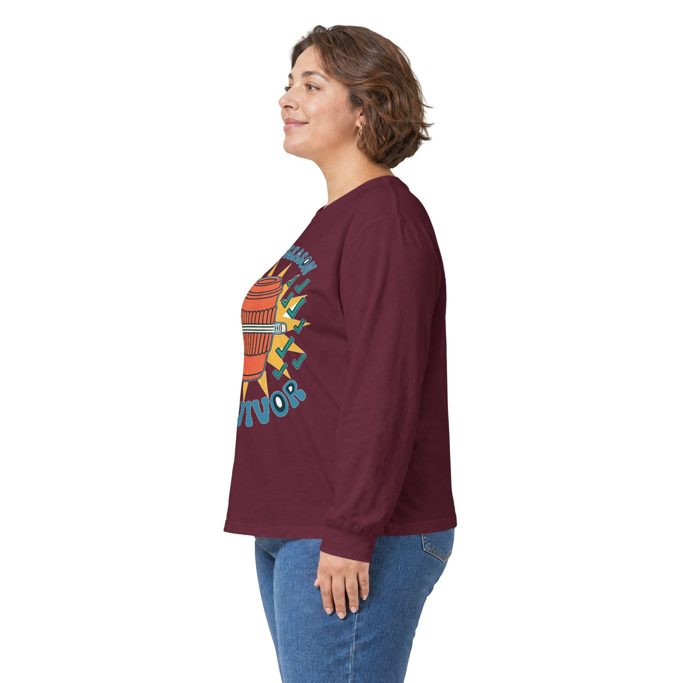 Testing Season Survivor Groovy Cup Long Sleeve