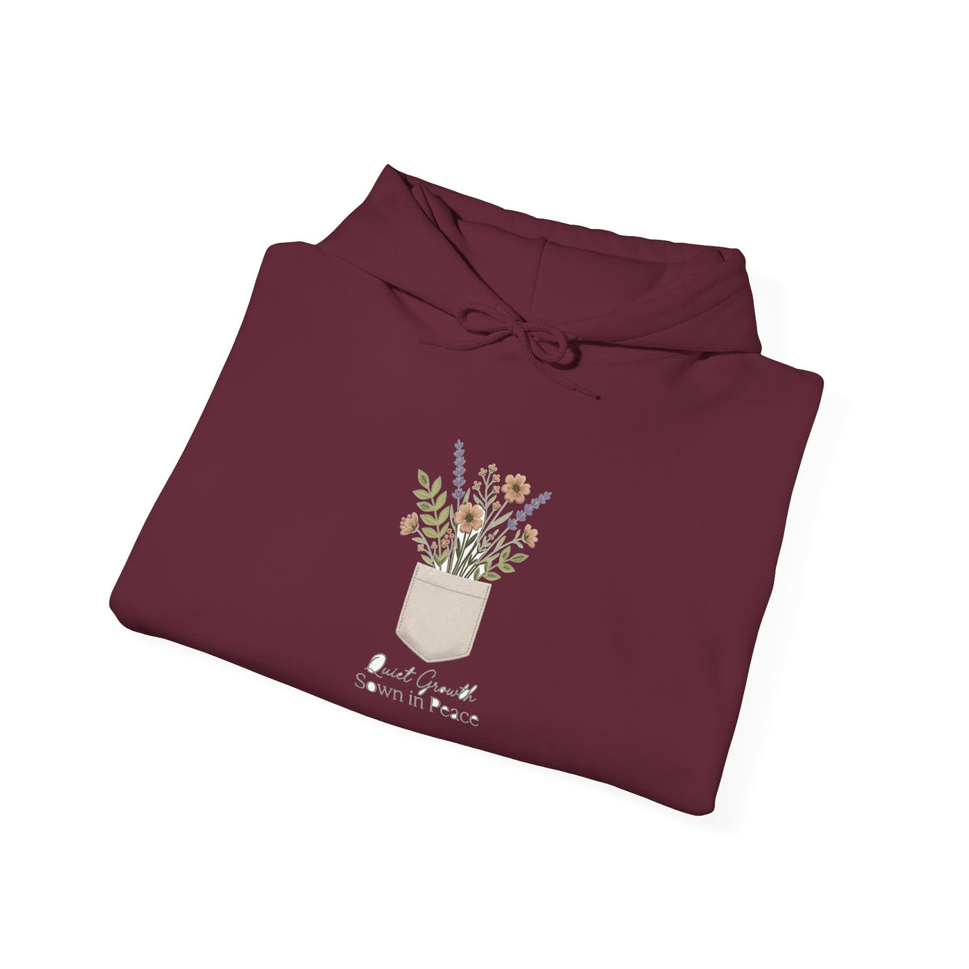 Pocketful of Peace Faux Stitch Tee Hoodie