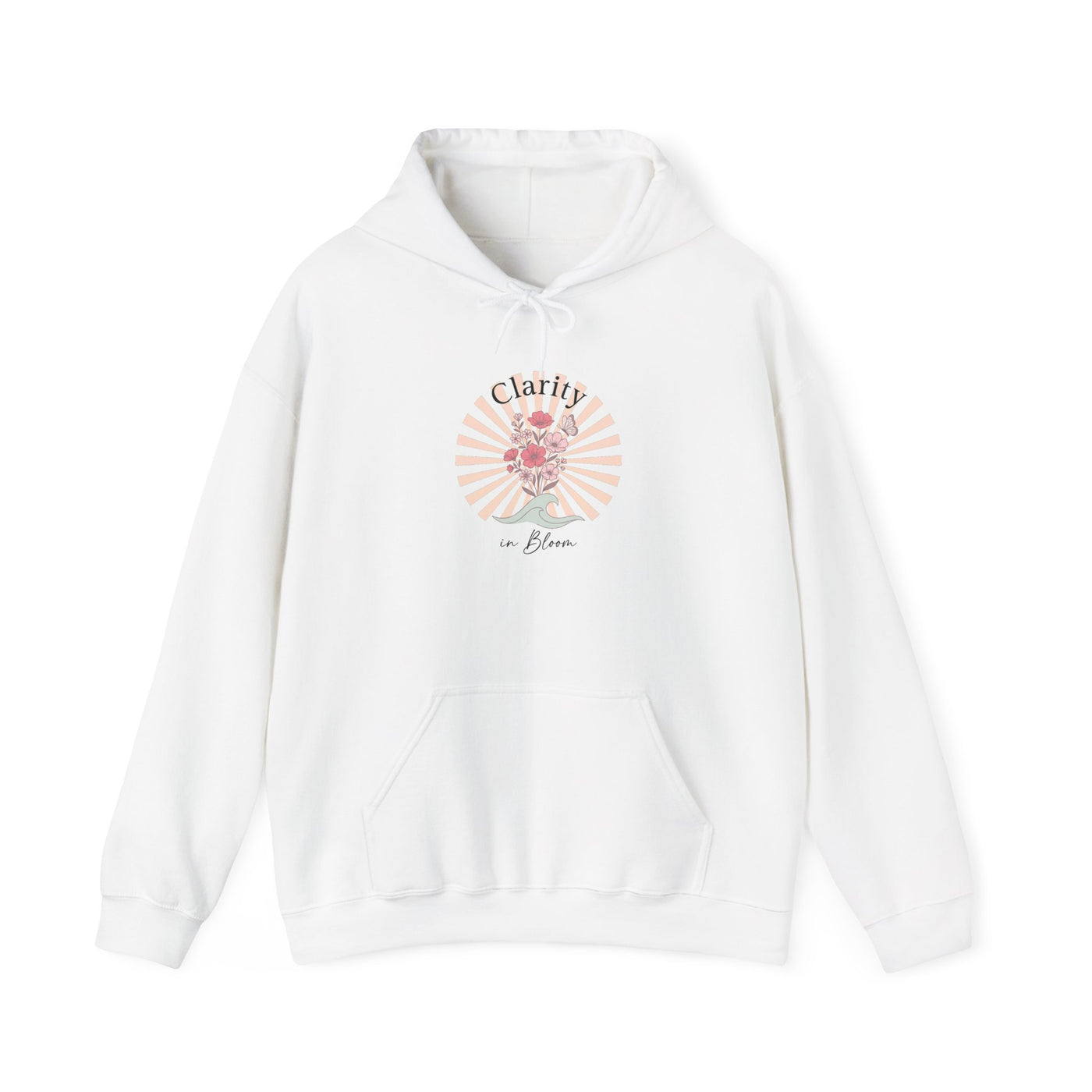 Clarity in Bloom Wildflower Sunburst Hoodie