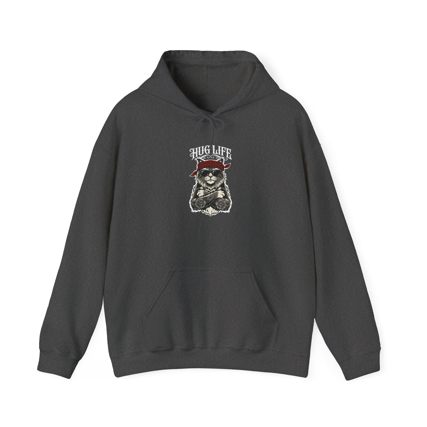 Hug Life Hardcore Bandana Feline Hoodie