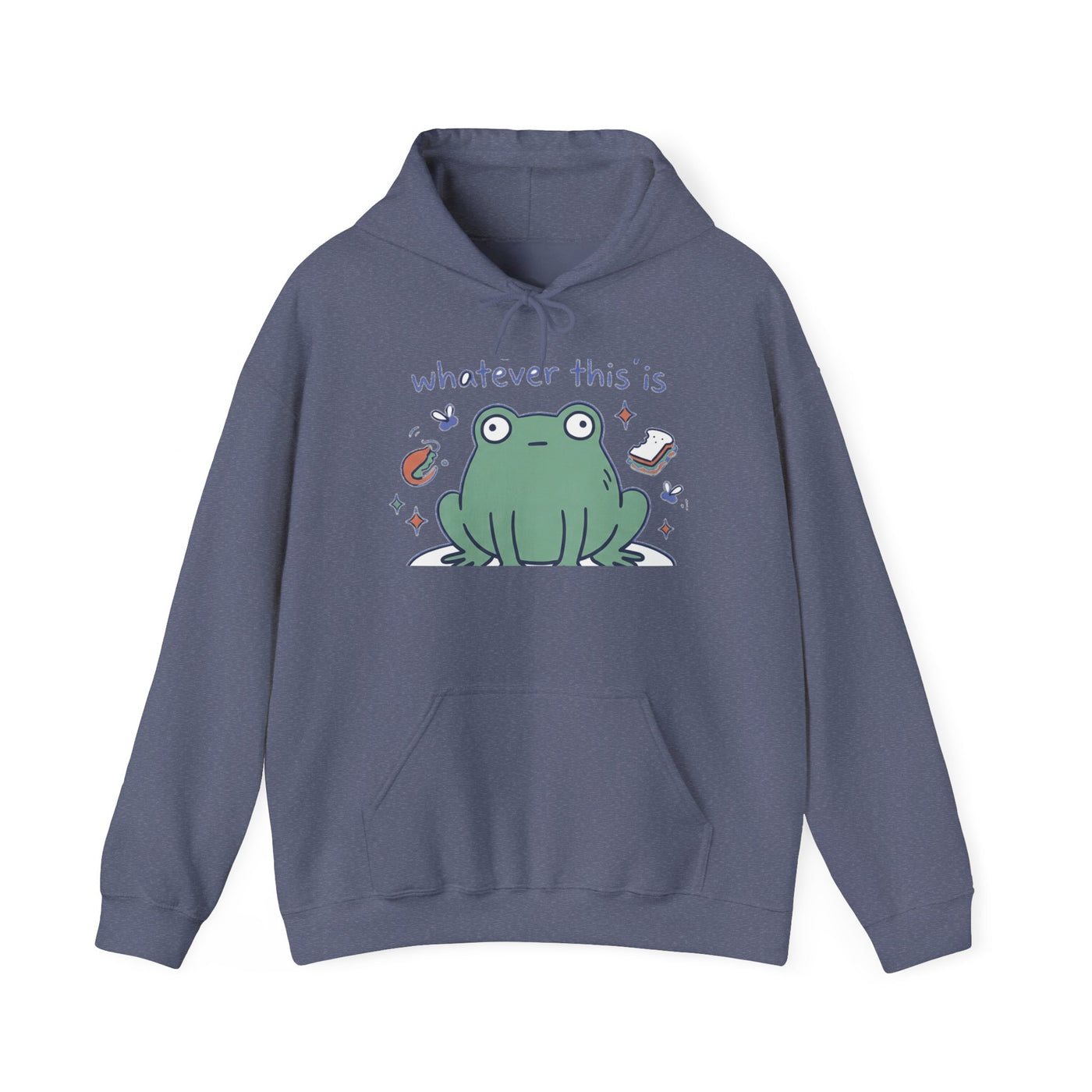 Doing Literally Whatever Blob Frog Hoodie