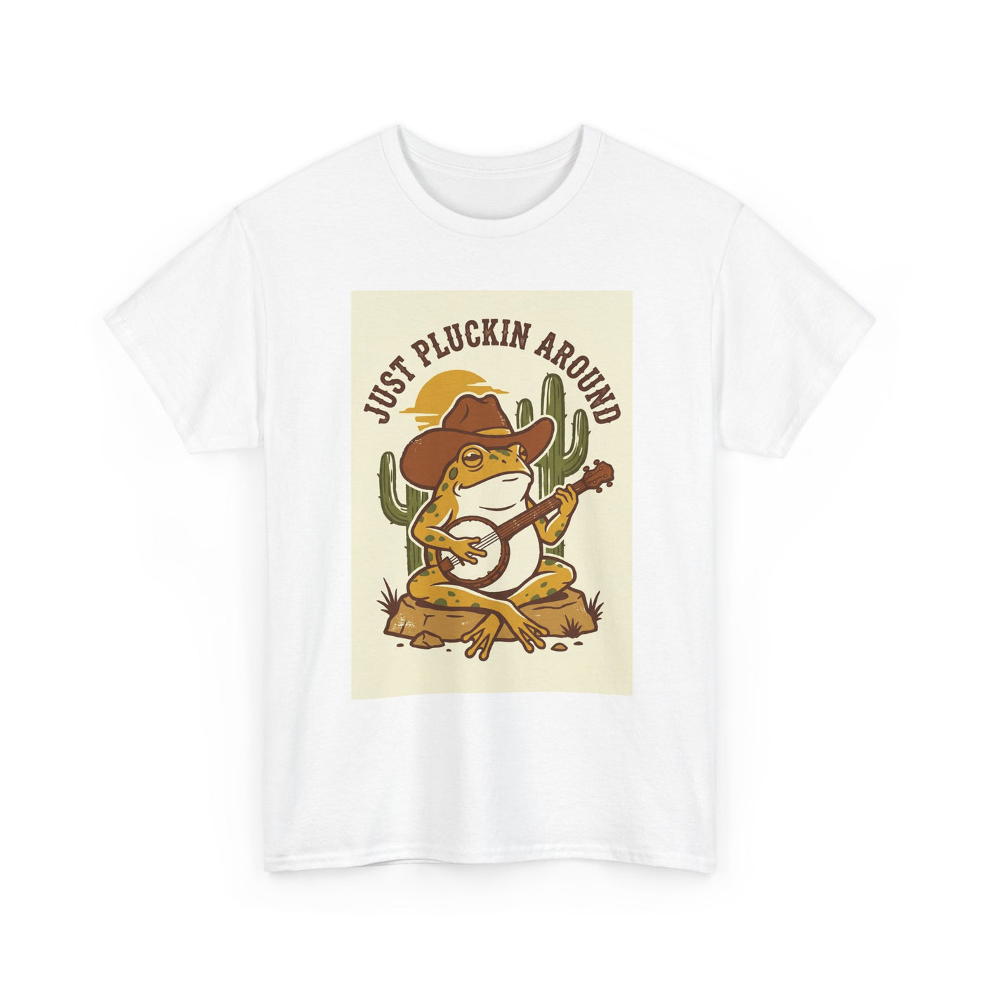 Just Pluckin Around Cowboy Toad Tee
