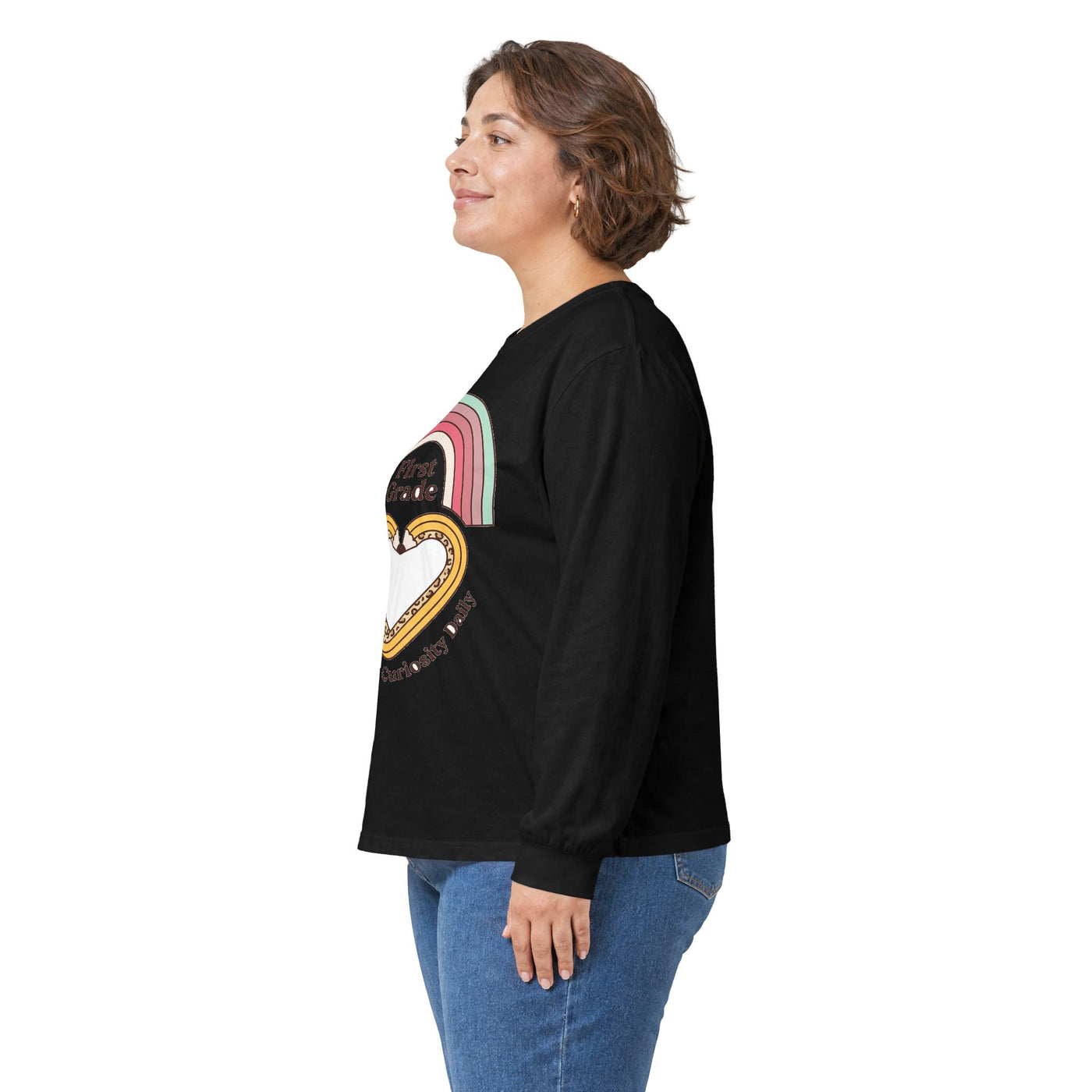 Shaping Minds Leopard Pencil Heart Long Sleeve