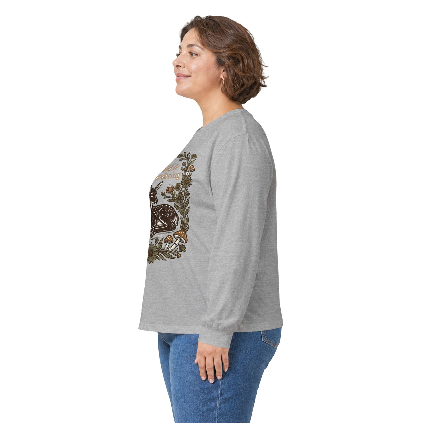 Forest Child Vintage Fawn & Fungi Long Sleeve