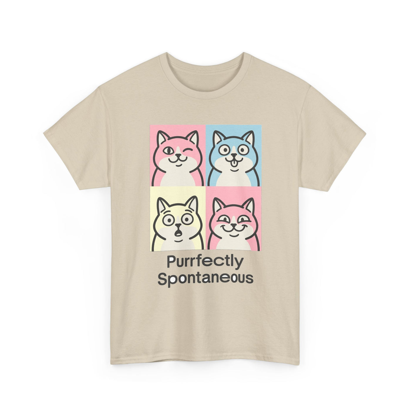 Pastel Pop Art Kitten Grid