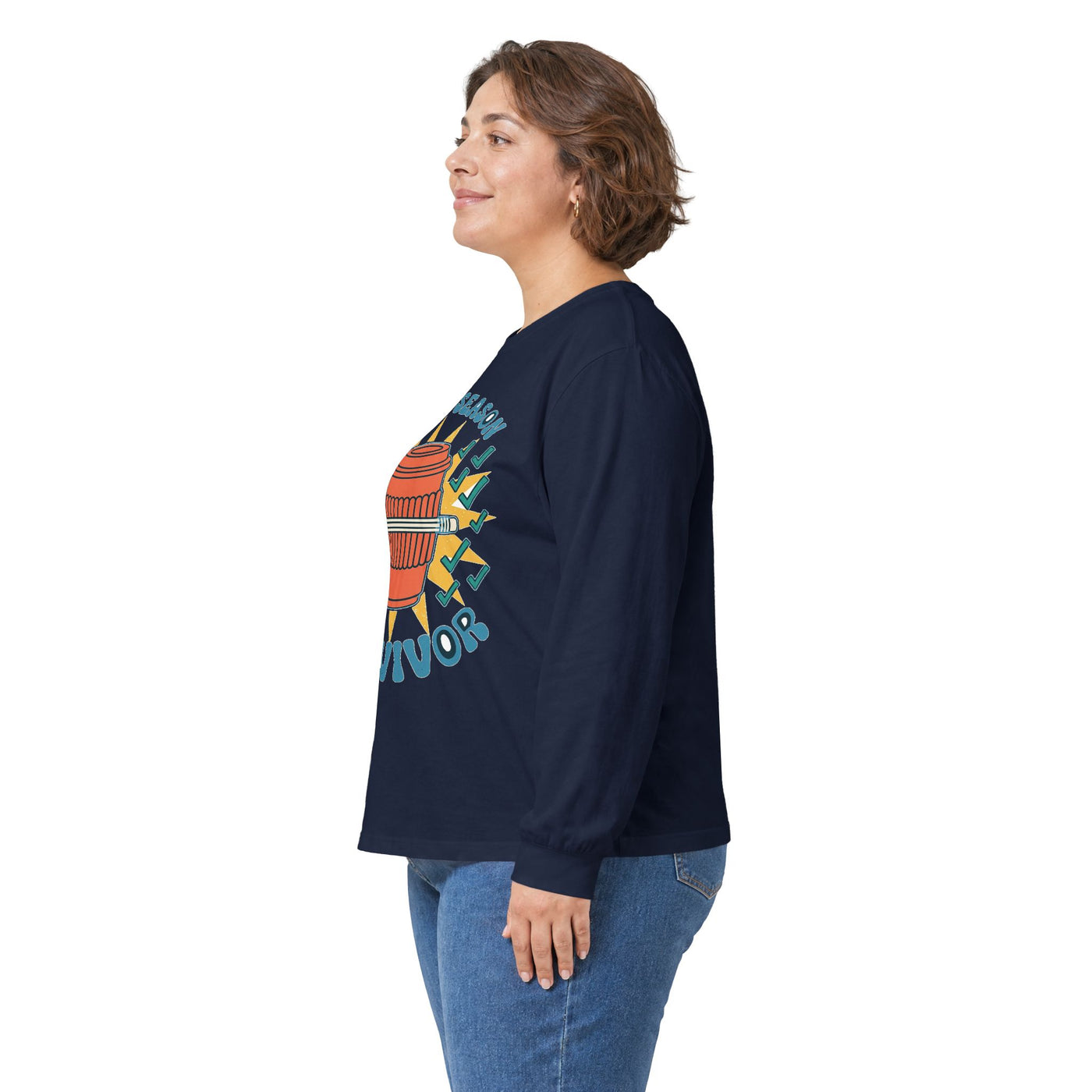 Testing Season Survivor Groovy Cup Long Sleeve