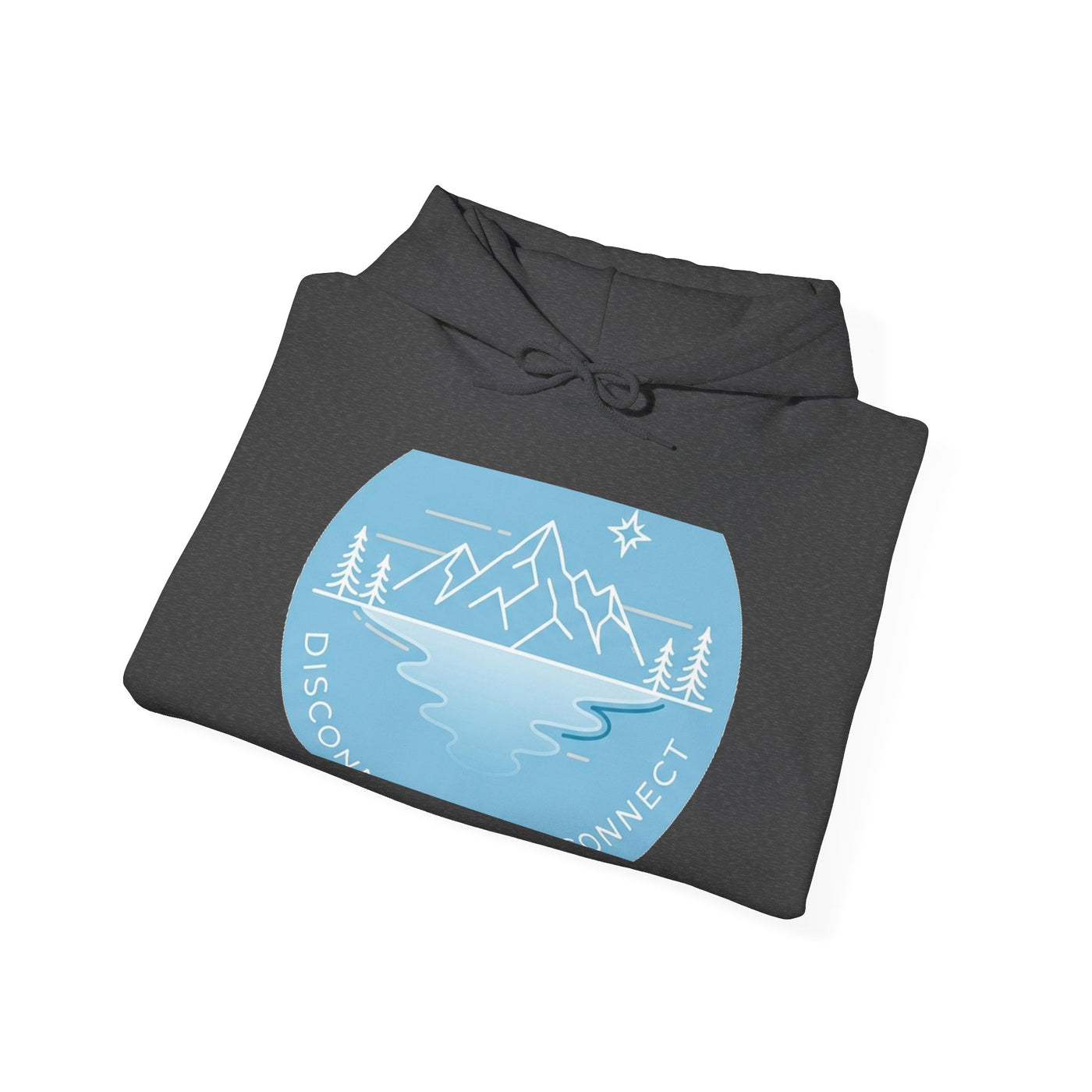 Unplugged Horizons: Glacier Escape Hoodie
