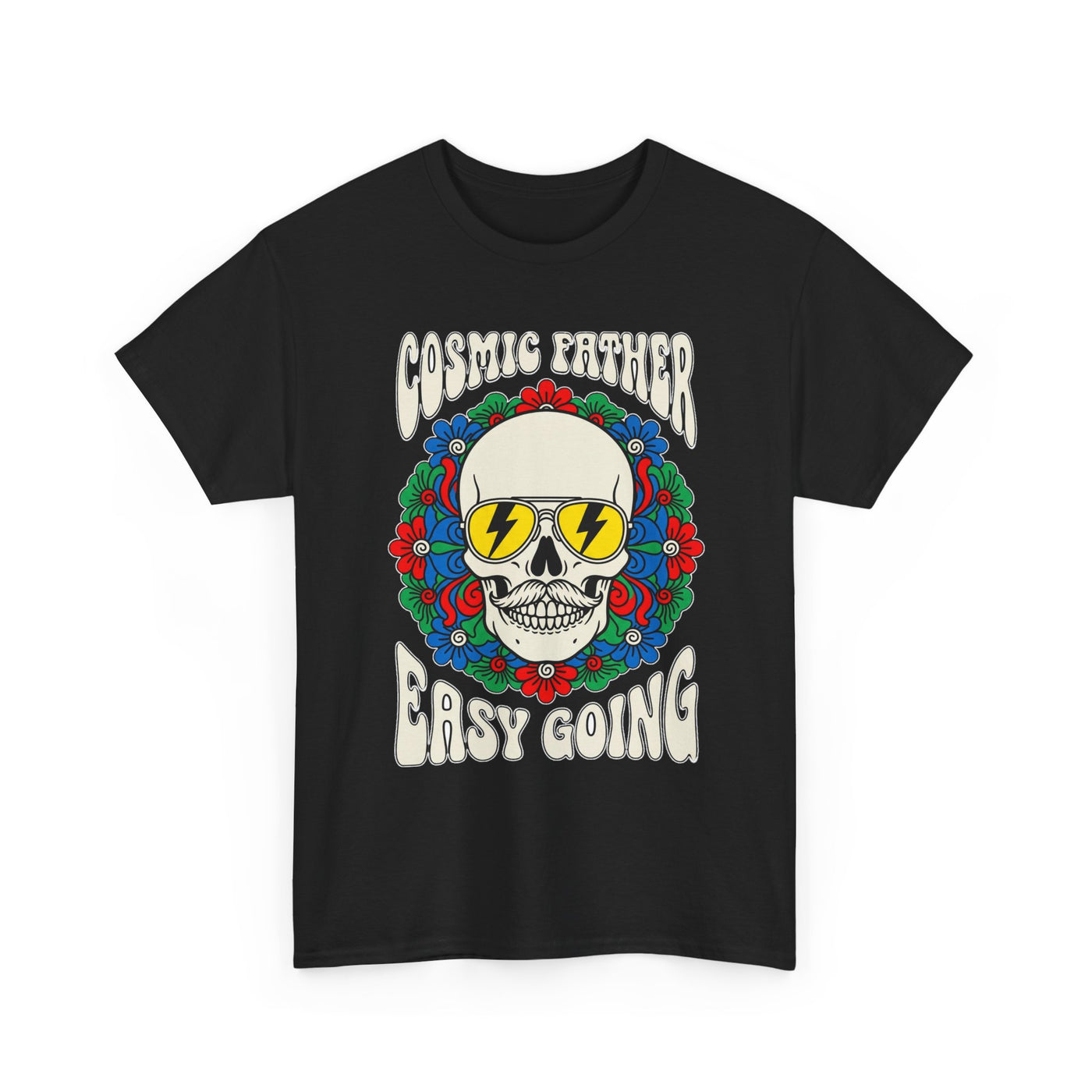Cosmic Father Retro Skull Graphic
