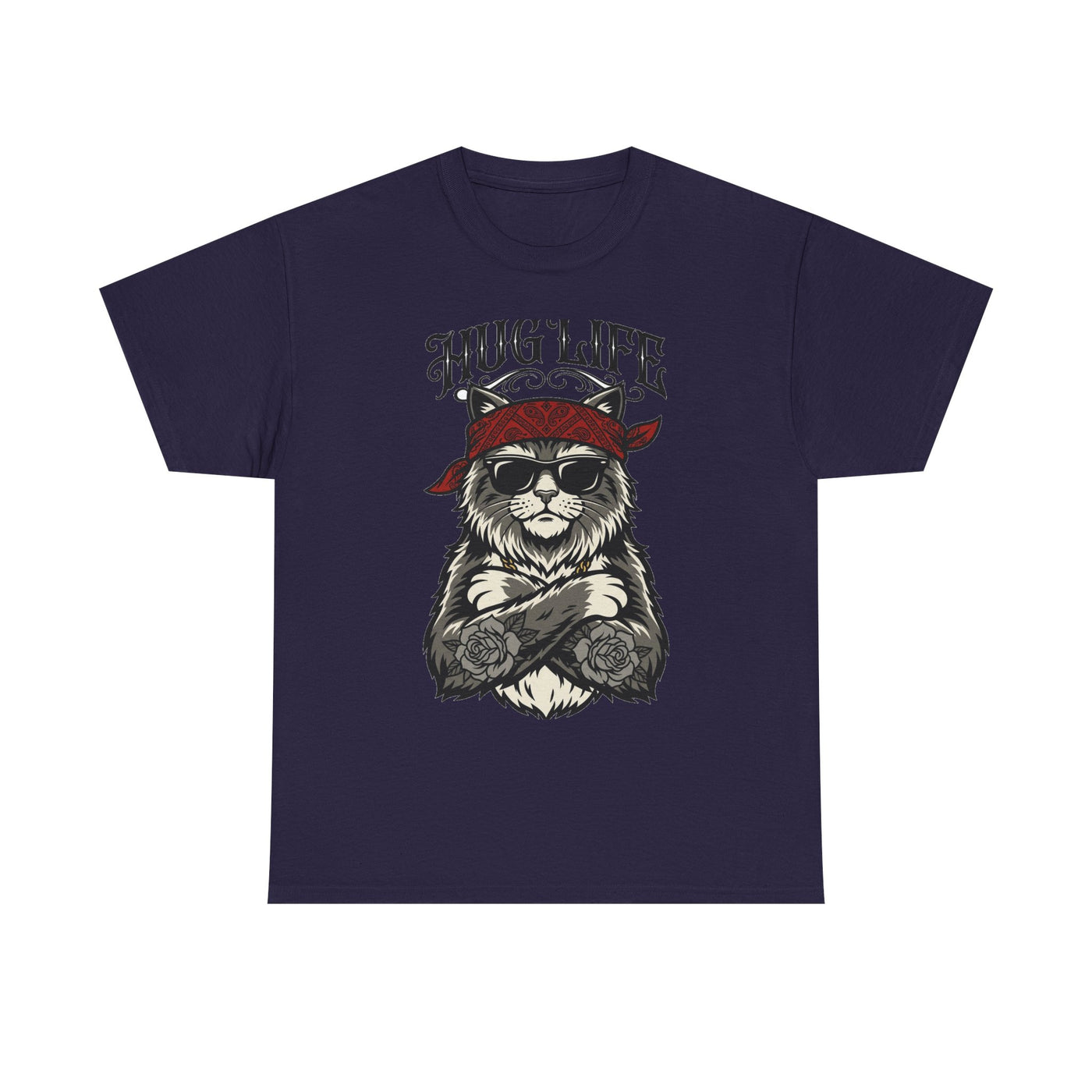 Hug Life Hardcore Cat T-Shirt