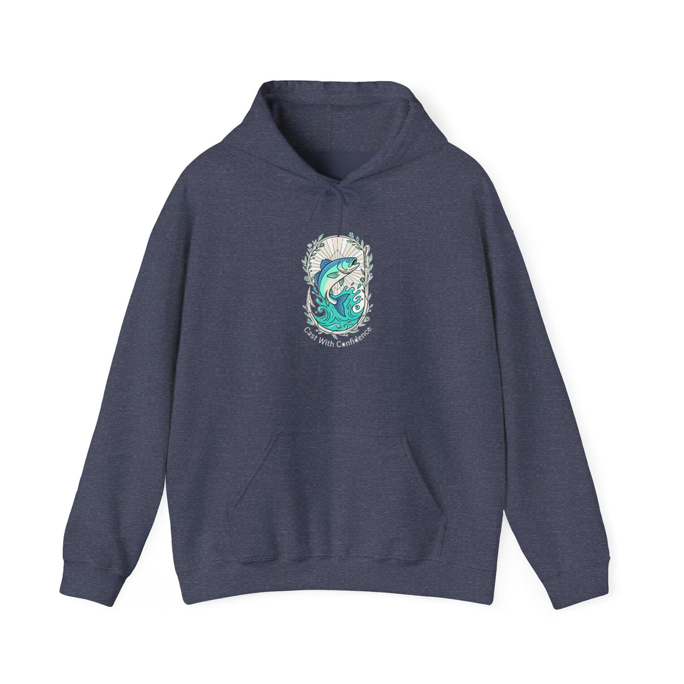 Reel Strength Floral Hook Fishing Hoodie