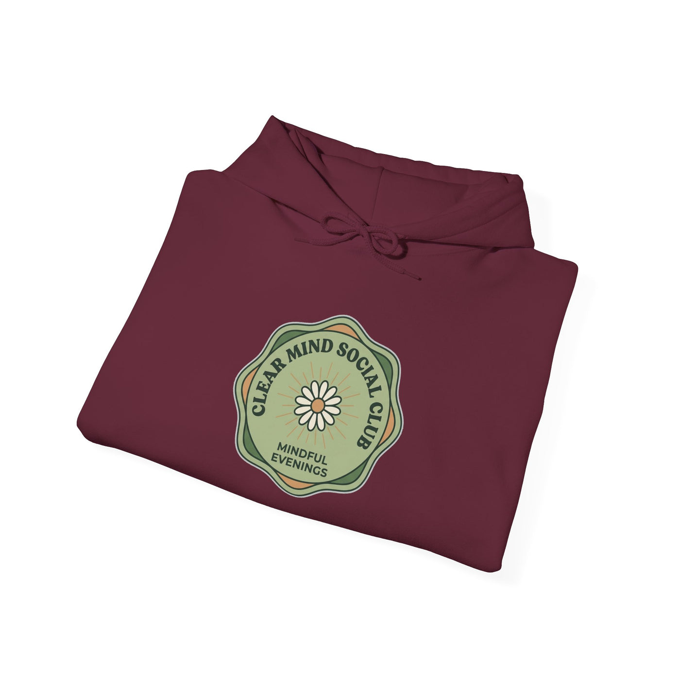 Clear Mind Social Club Badge Hoodie