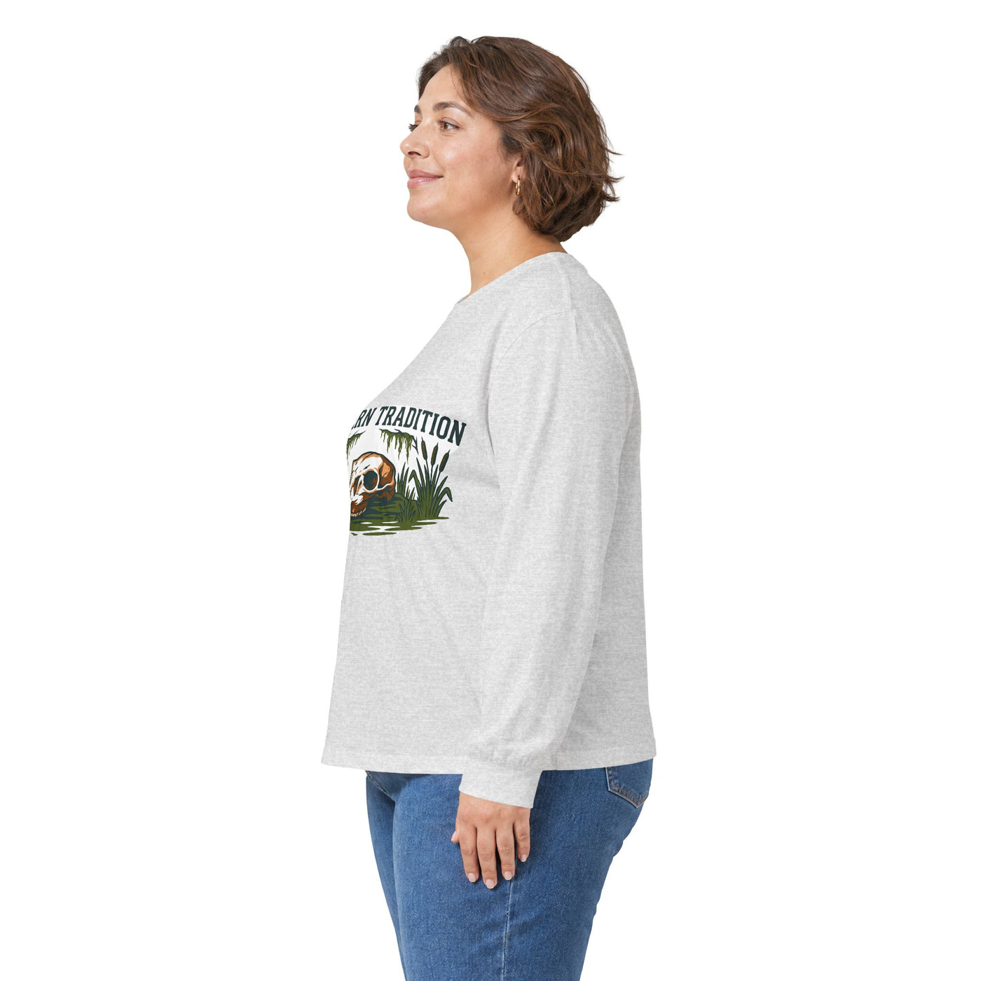 Vintage Southern Outdoors Deer Skull Long Sleeve