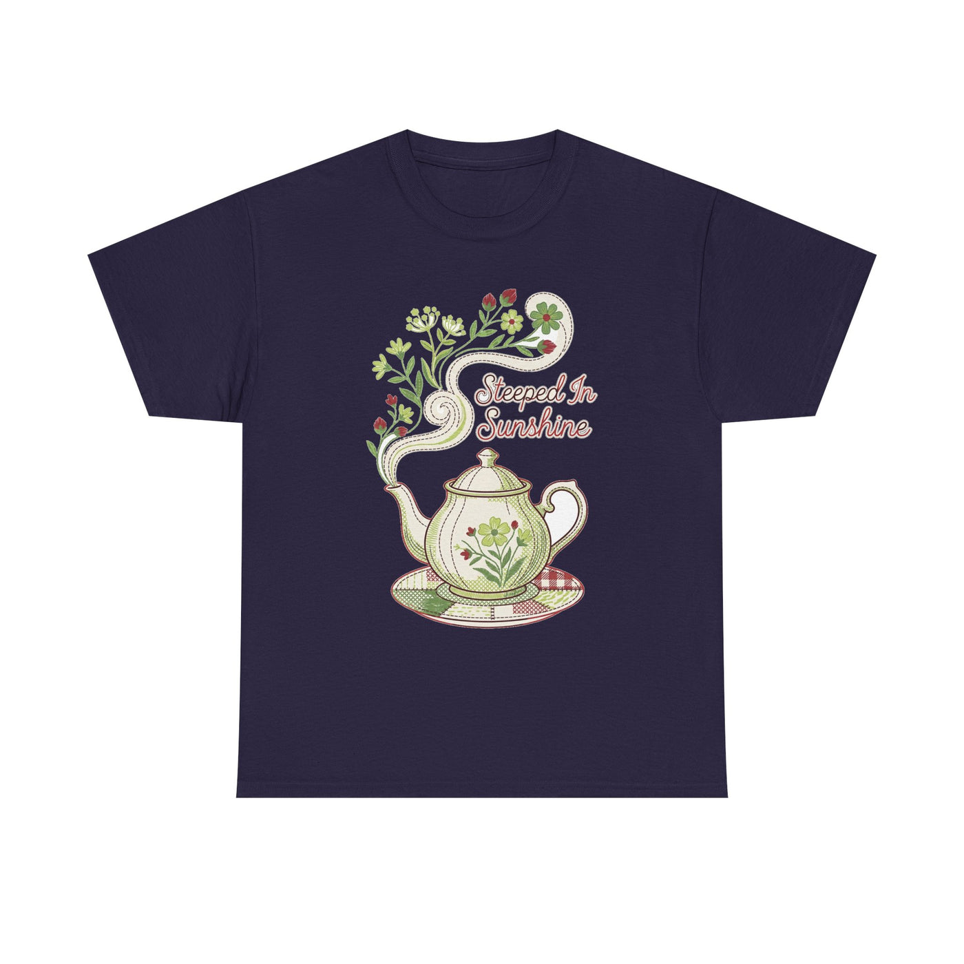 Steeped In Sunshine Faux Stitch Teapot