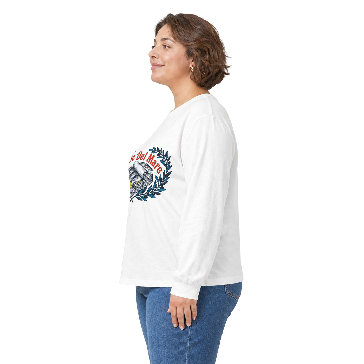 Retro Italian Sardine Tin Art Long Sleeve