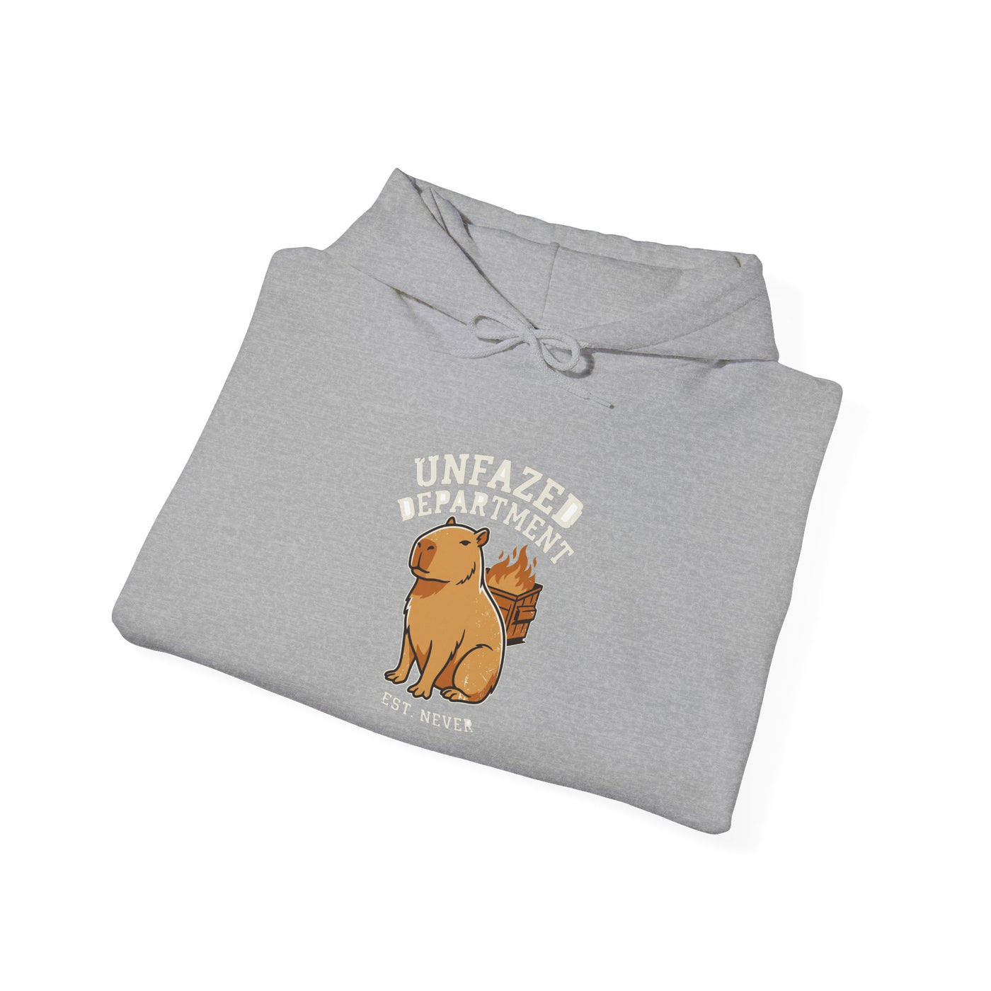 Unfazed Department Capybara Mascot Hoodie