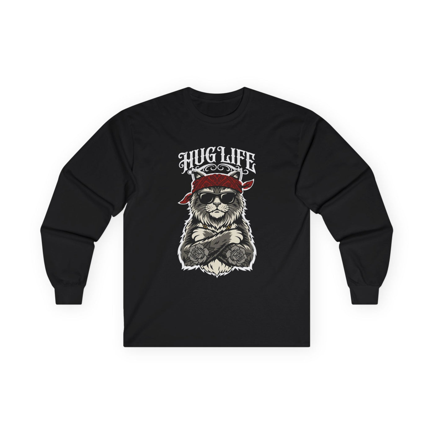 Hug Life Hardcore Bandana Feline Long Sleeve