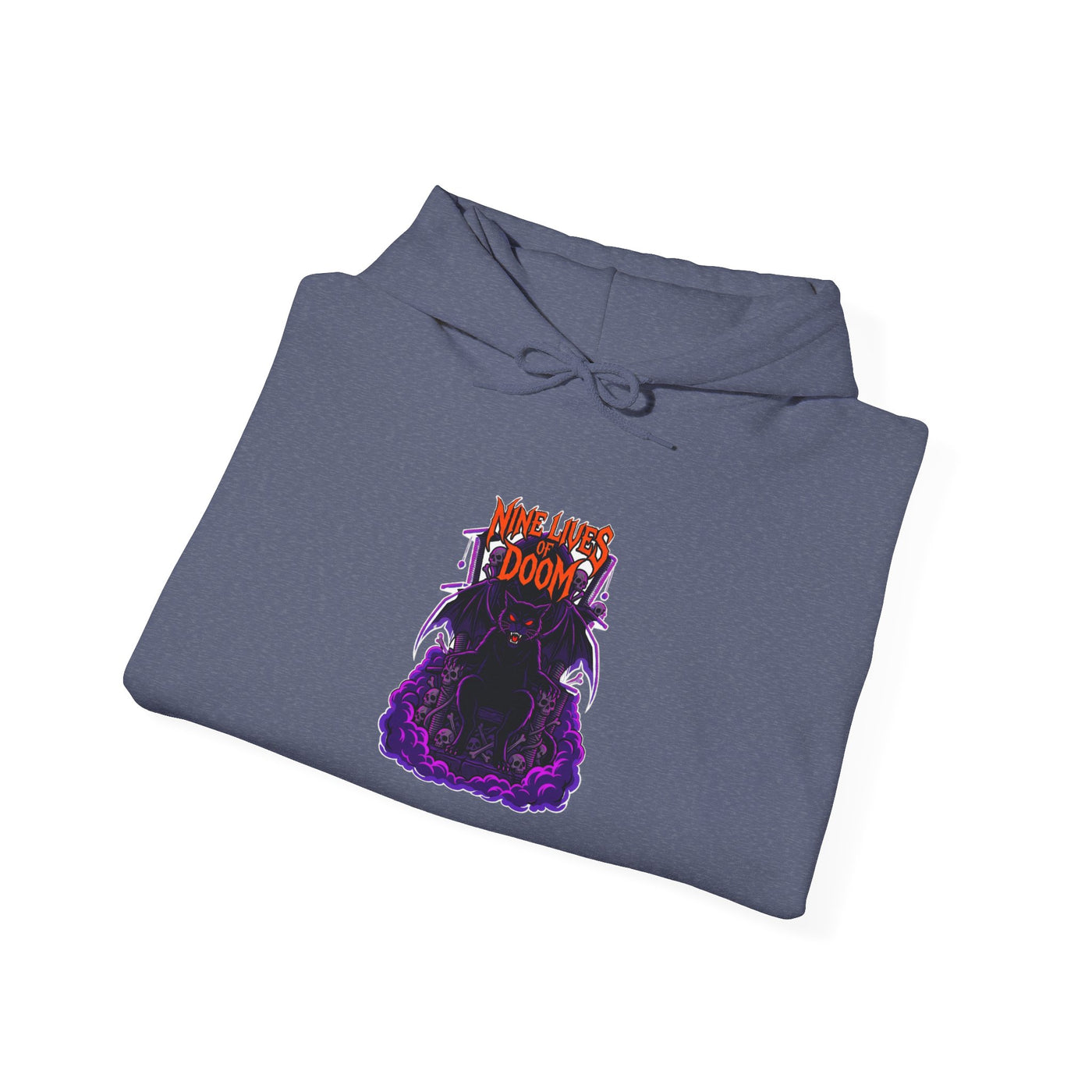 Feline of the Abyss Gothic Metal Hoodie