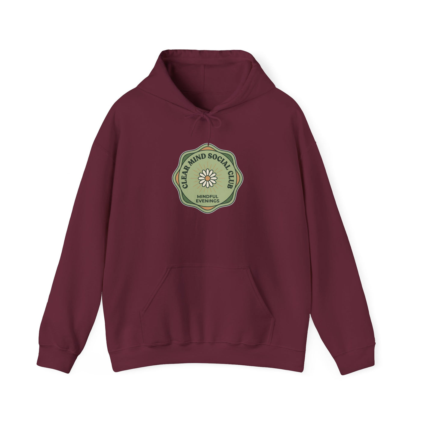 Clear Mind Social Club Badge Hoodie