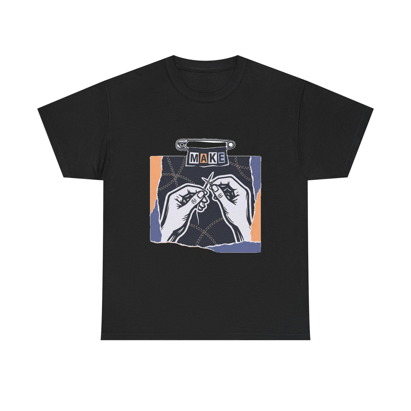Mended By Hand Navy Graphic Tee
