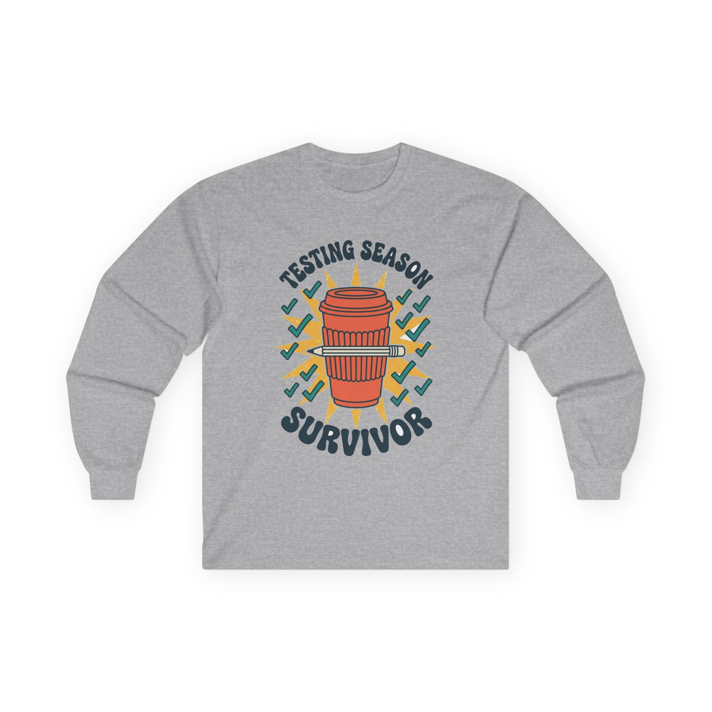 Testing Season Survivor Groovy Cup Long Sleeve