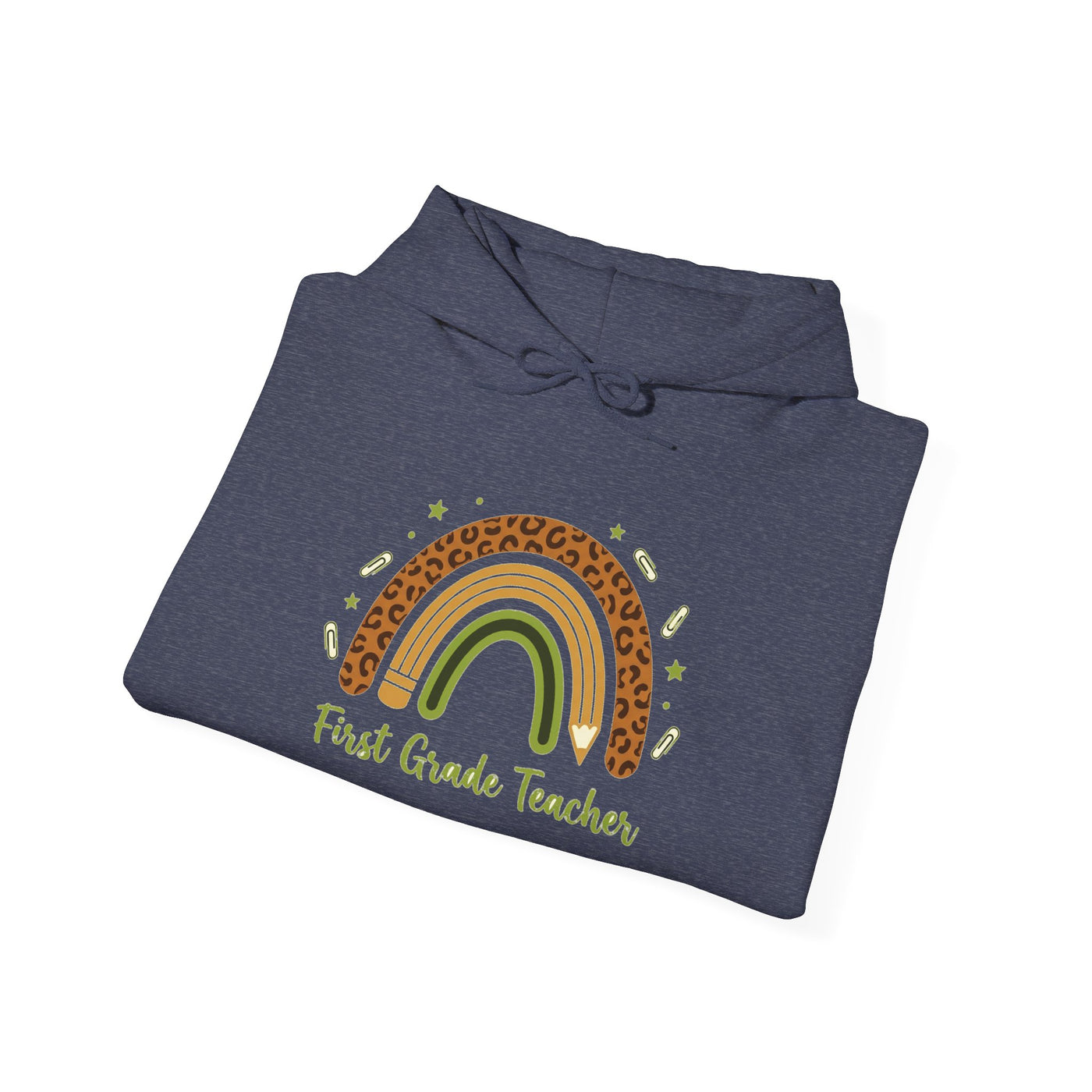 Boho Leopard Rainbow Grade Level Hoodie